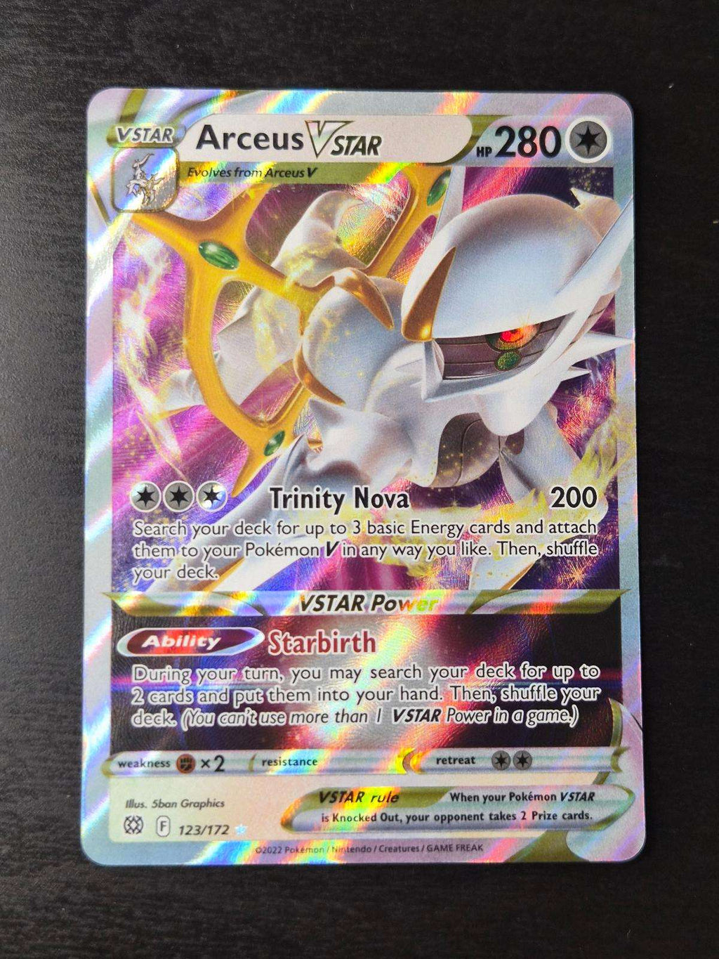 Arceus VSTAR 123/172 Holo Prize Pack Series Cards NM/M