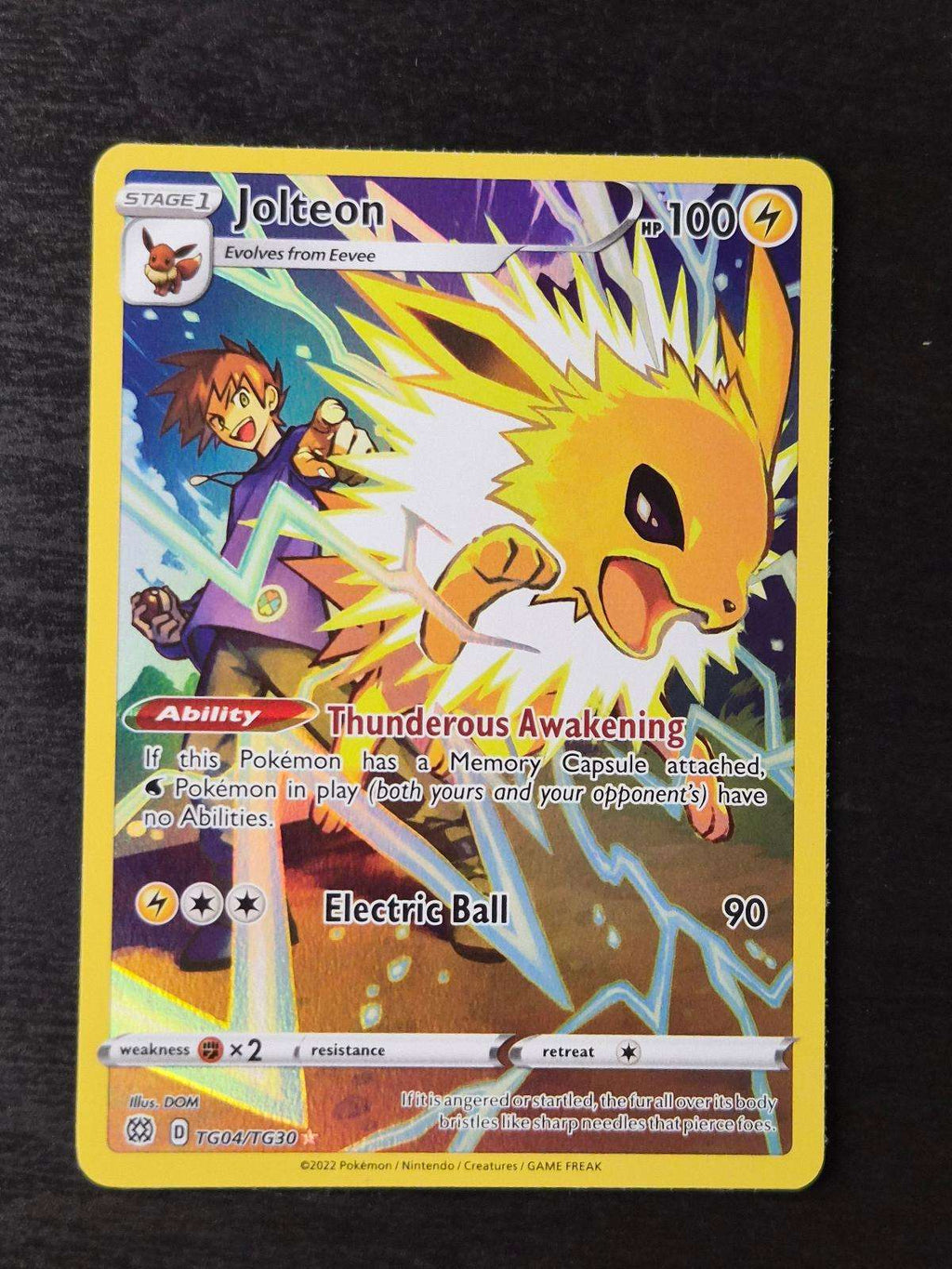 Jolteon TG04/TG30 Holo Brilliant Stars Trainer Gallery NM/M