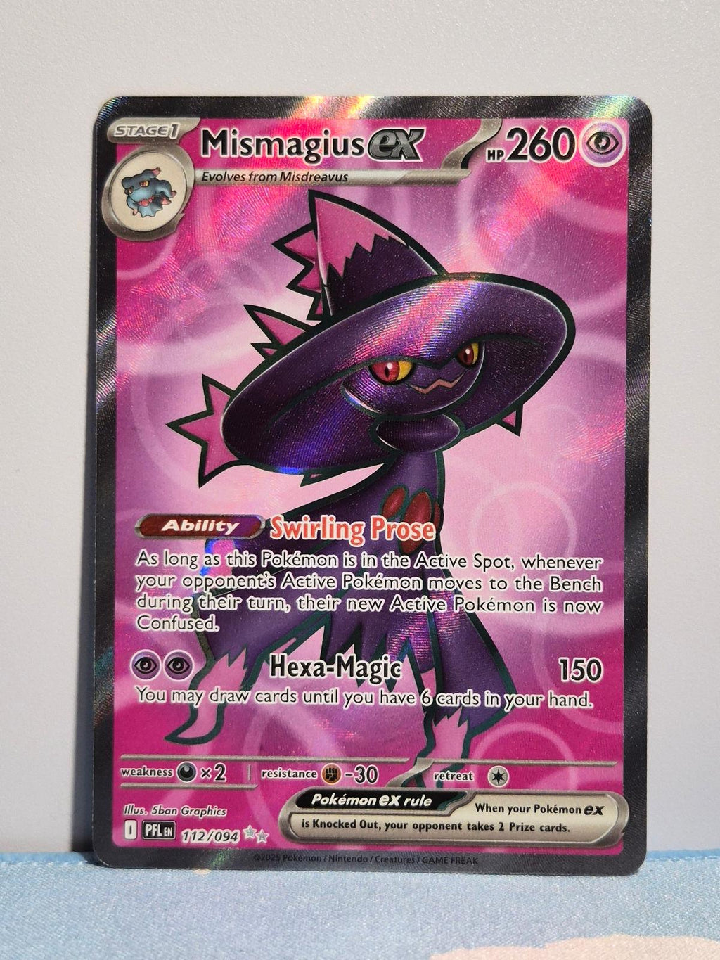 Mismagius ex 112/094 Phantasmal Flames NM/M