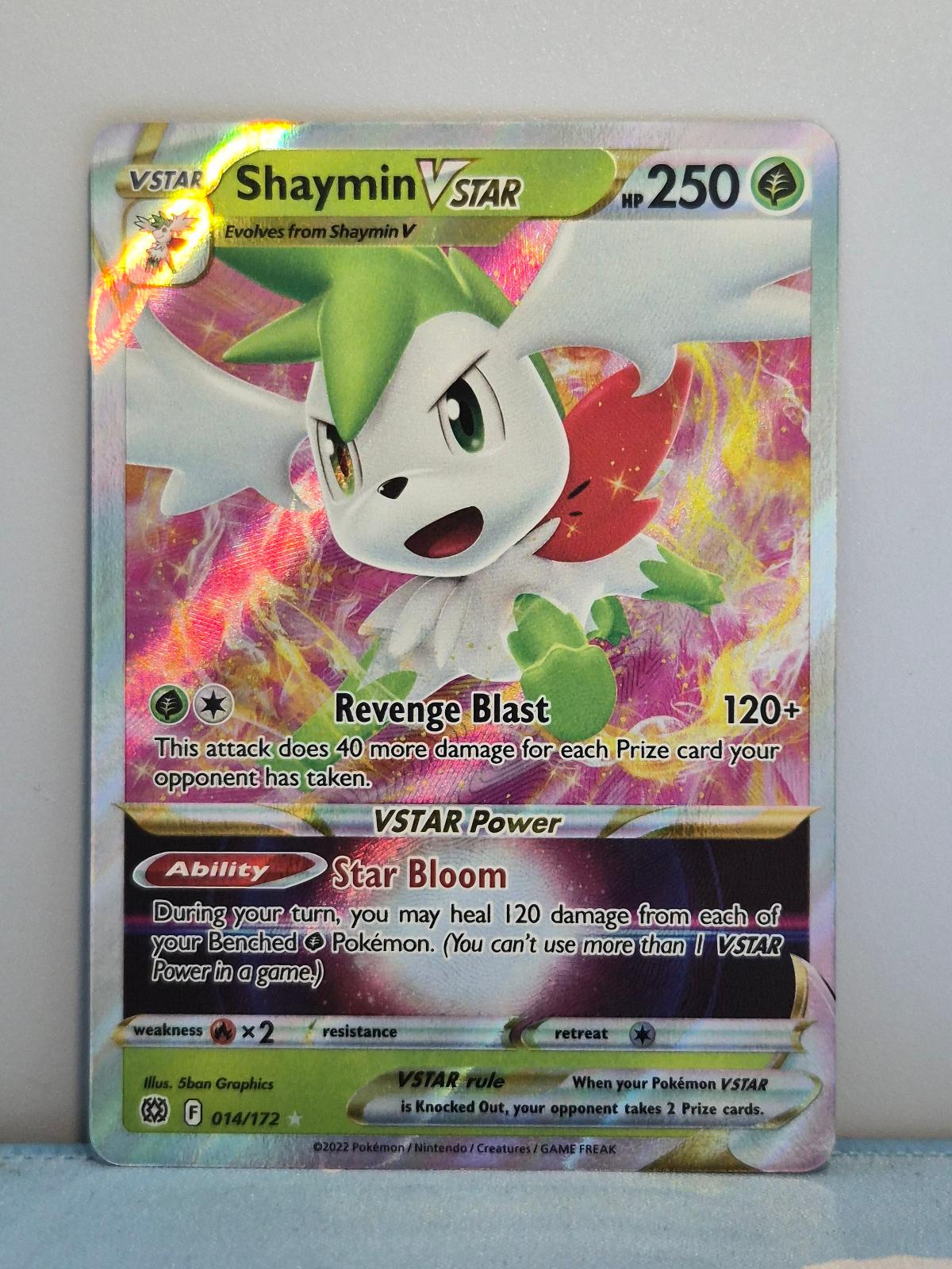 Shaymin VSTAR 014/172 Holo Brilliant Stars NM/M