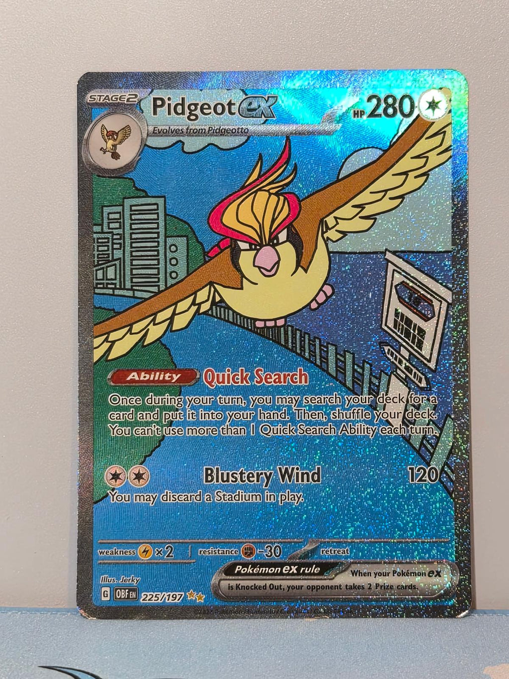 Pidgeot ex 225/197 Obsidian Flames NM/M
