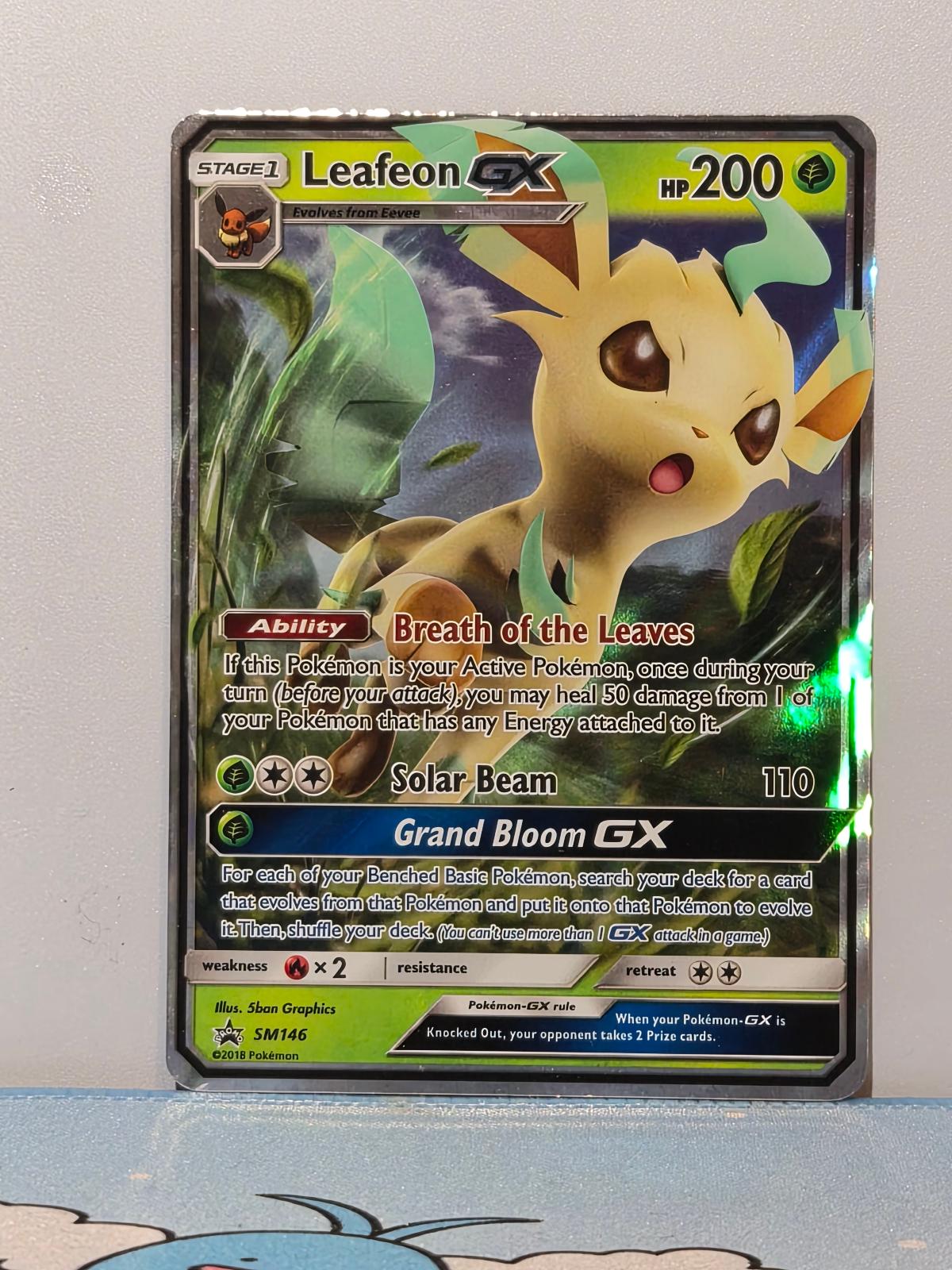 Leafeon GX - SM146 Holo Sun & Moon Promo LP