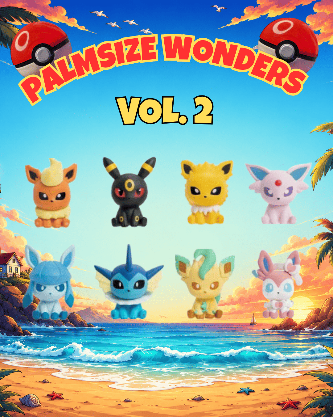 Palmsize Wonders Vol. 2 Blind Box – Eeveelution Series