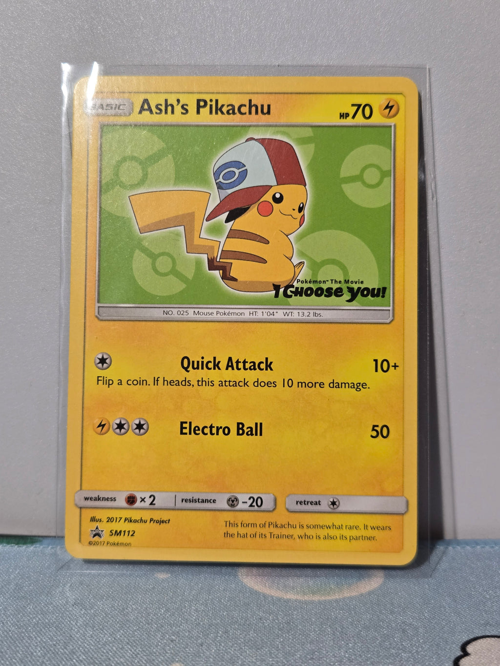 Ash's Pikachu - #SM112 | Sun & Moon Promo