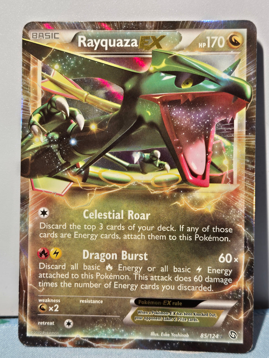 Rayquaza EX - #85/124 | Dragons Exalted