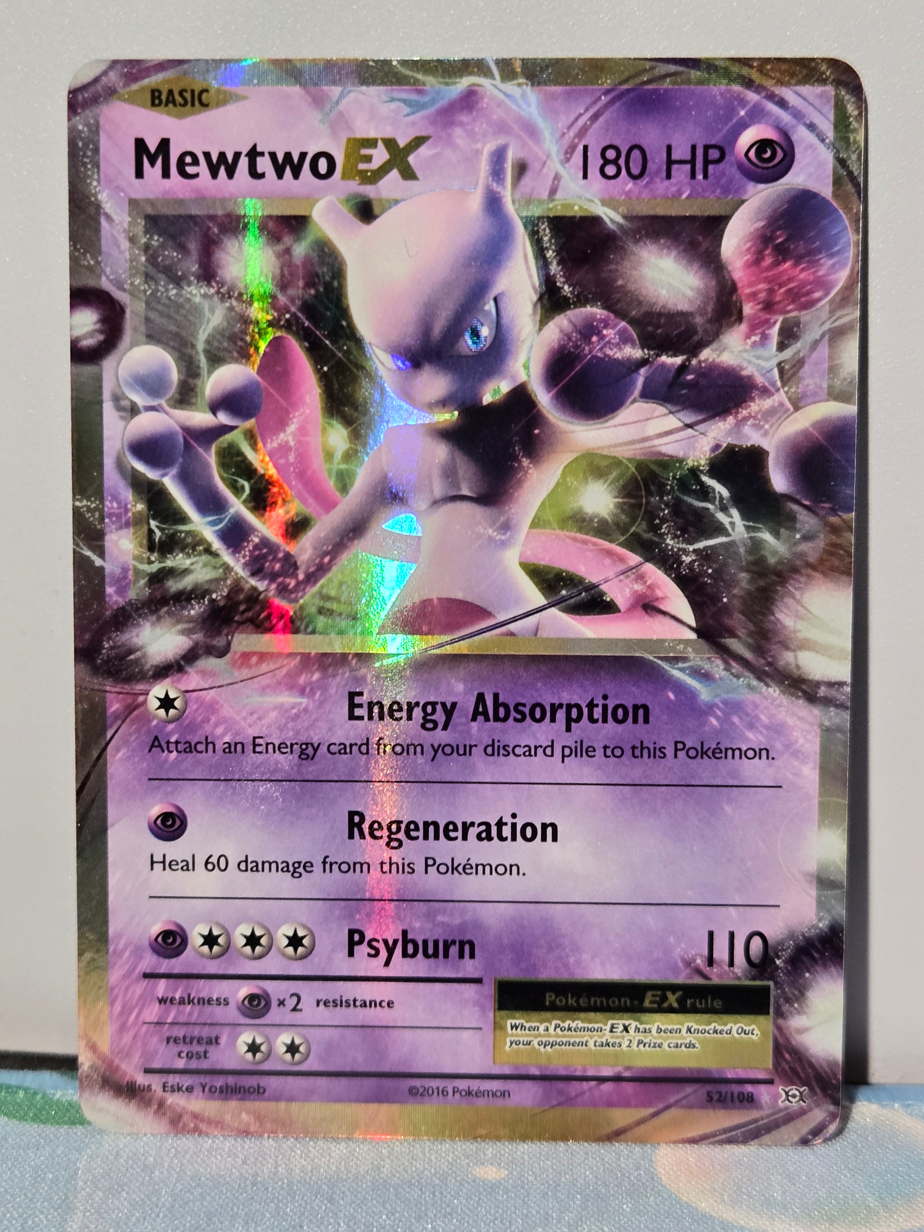 Mewtwo EX - #052/108 | Pokémon Evolutions