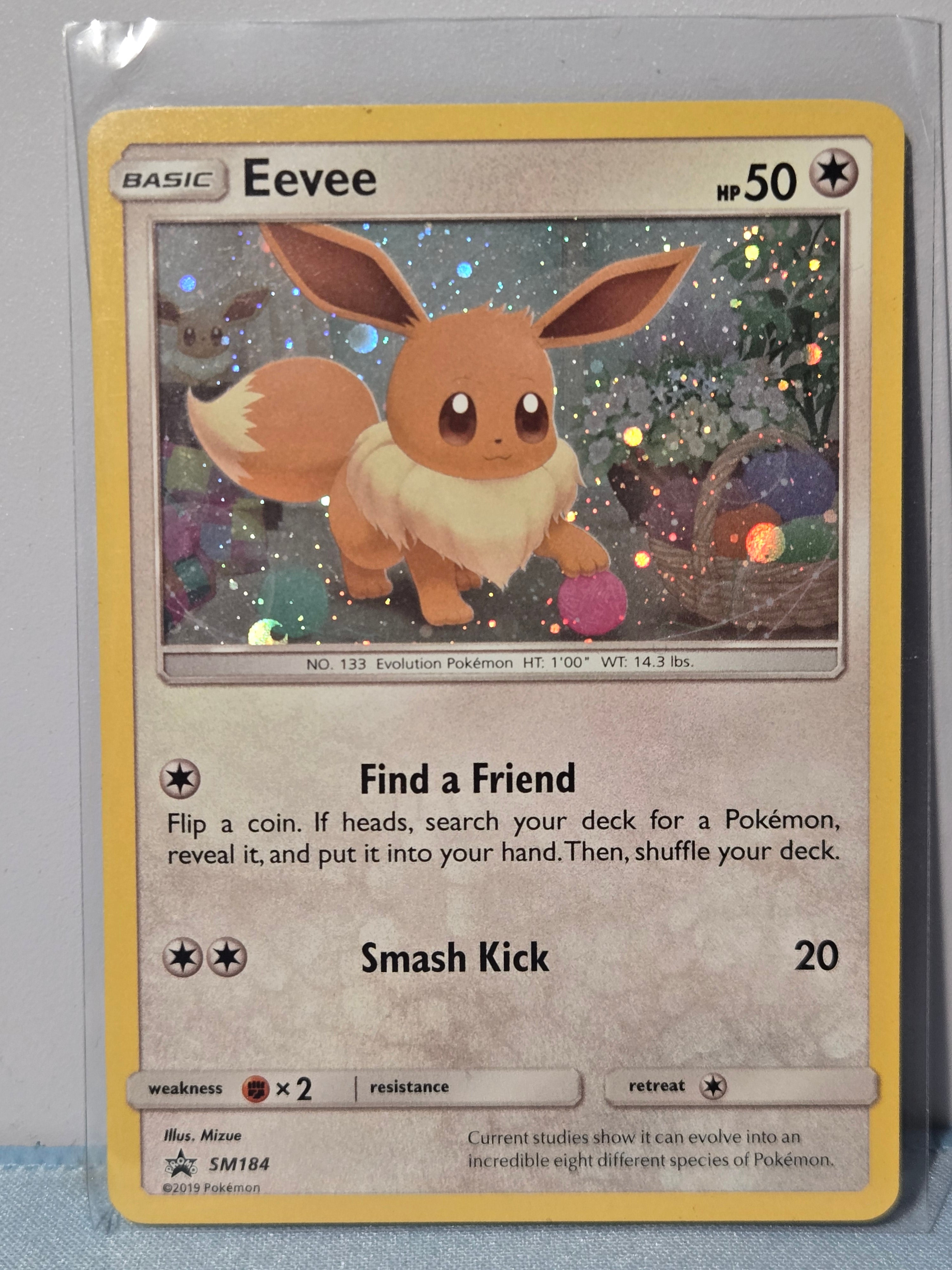 Eevee (Cosmos Holo) - #SM184 | Sun & Moon Promo