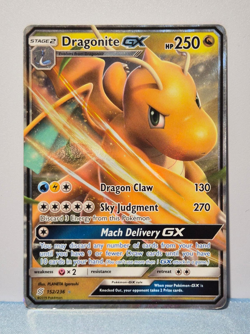 Dragonite GX 152/236 Holo Unified Minds LP