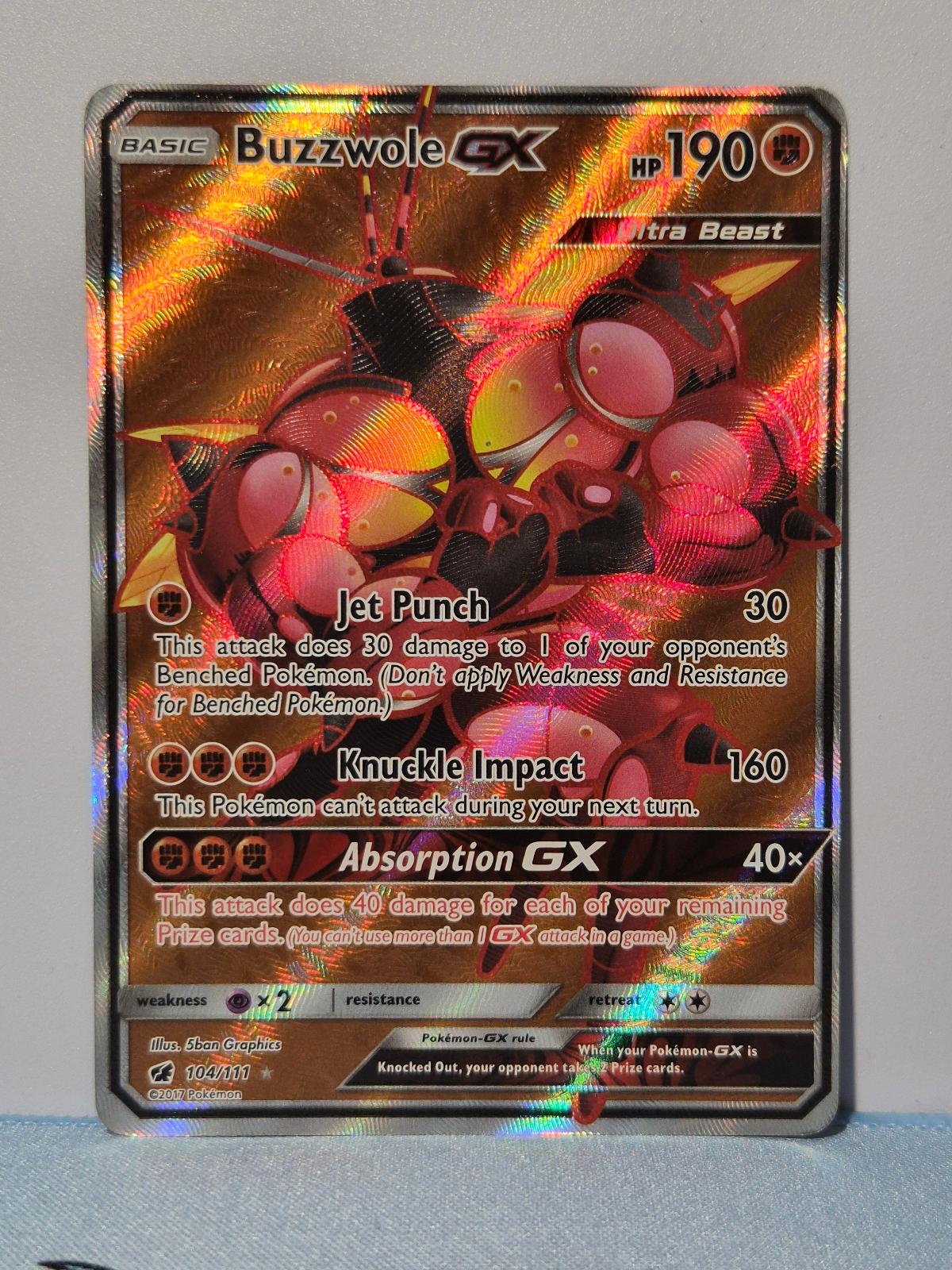 Buzzwole GX 104/111 Crimson Invasion LP