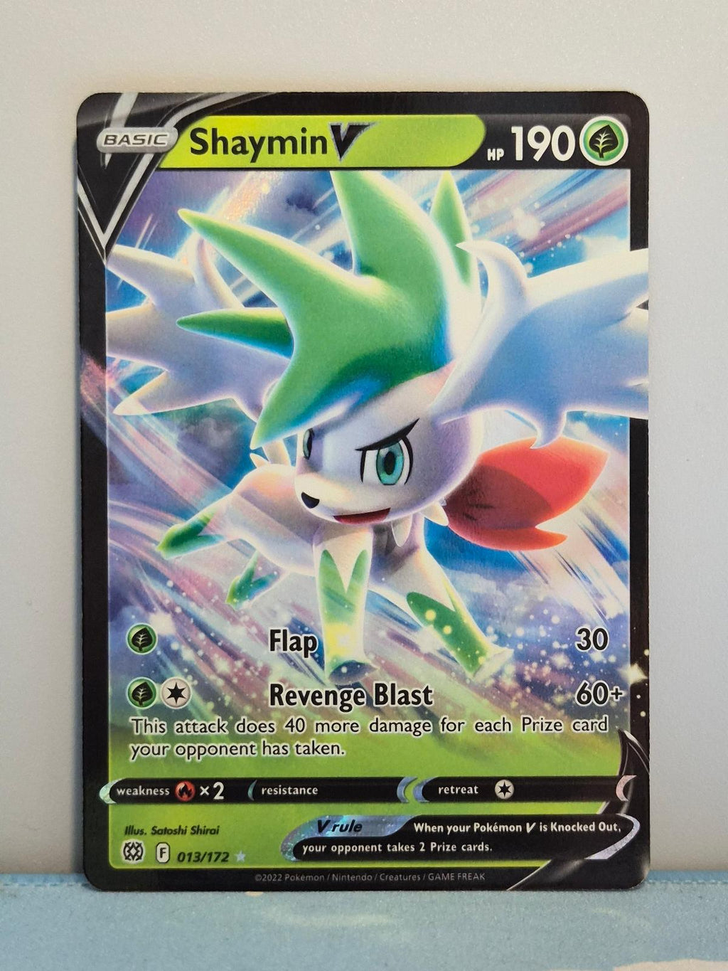Shaymin V 013/172 Holo Brilliant Stars NM/M