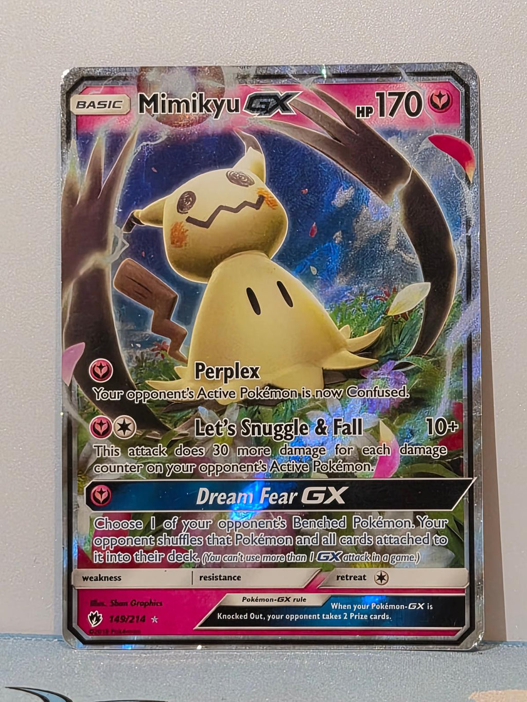 Mimikyu GX 149/214 Holo Lost Thunder LP