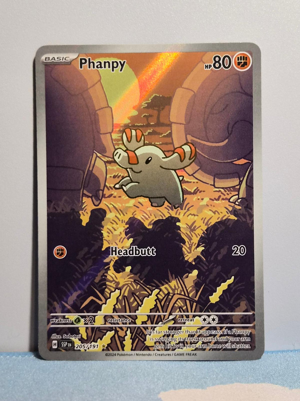 Phanpy 205/191 Surging Sparks NM/M