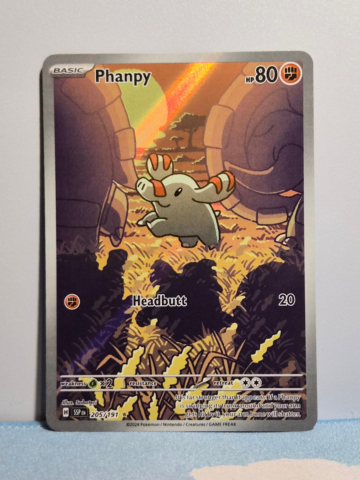 Phanpy 205/191 Surging Sparks NM/M