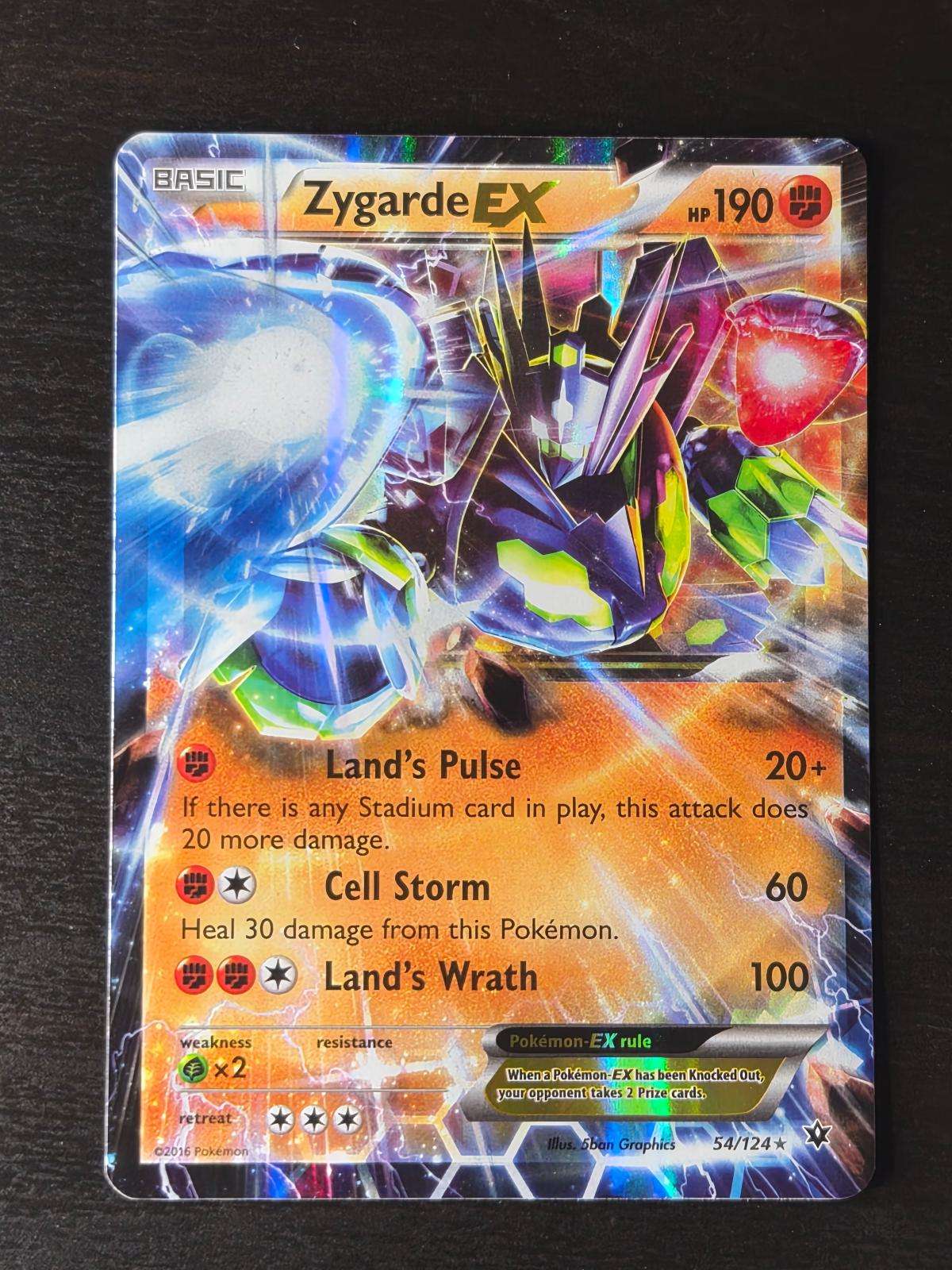 Zygarde EX 54/124 Holo Fates Collide LP