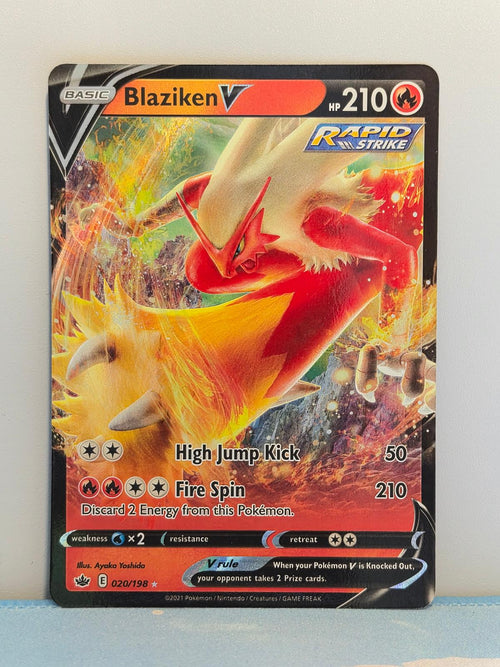 Blaziken V 020/198 Holo Chilling Reign NM/M