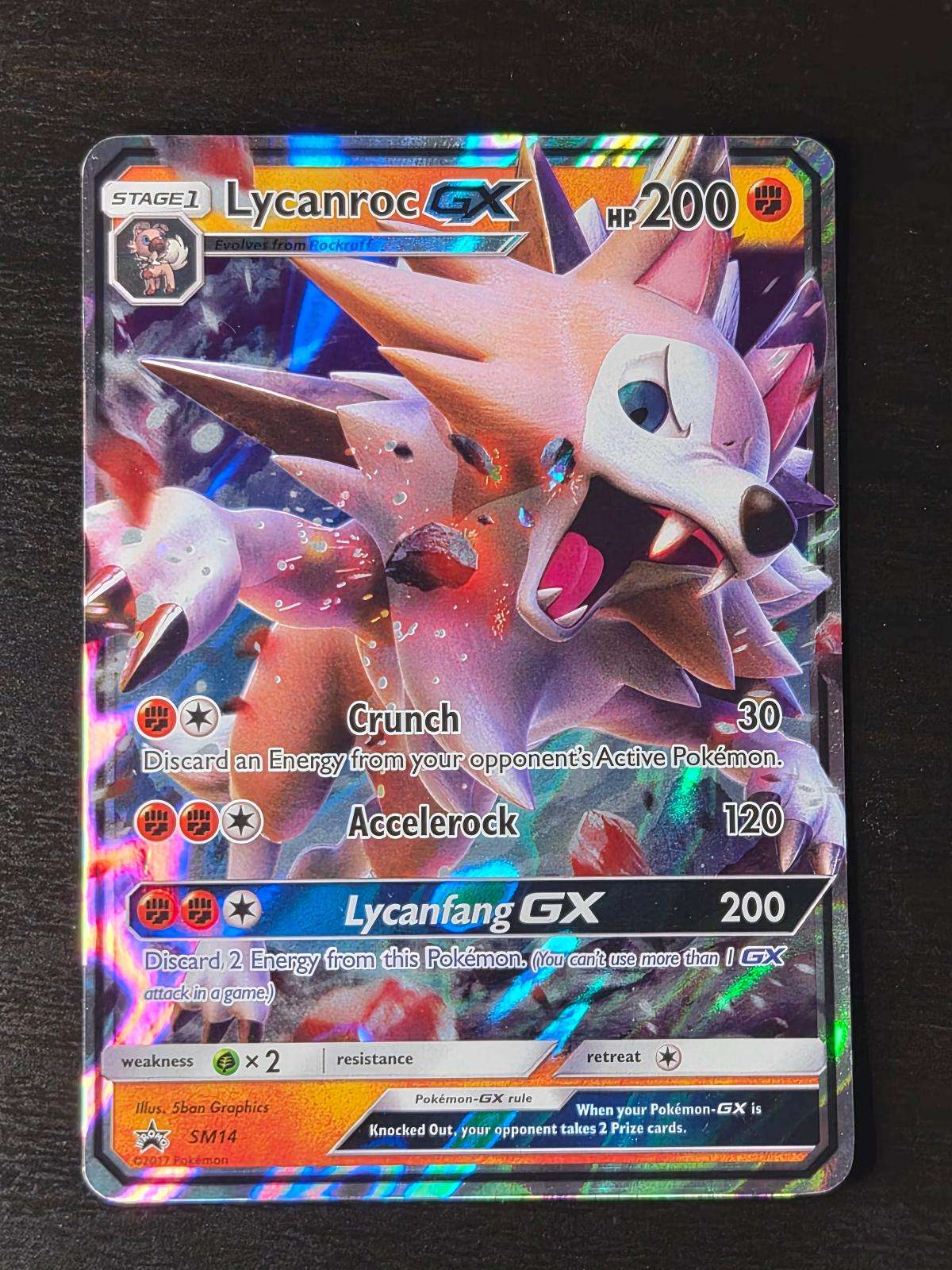 Lycanroc GX - SM14 Holo Sun & Moon Promo LP