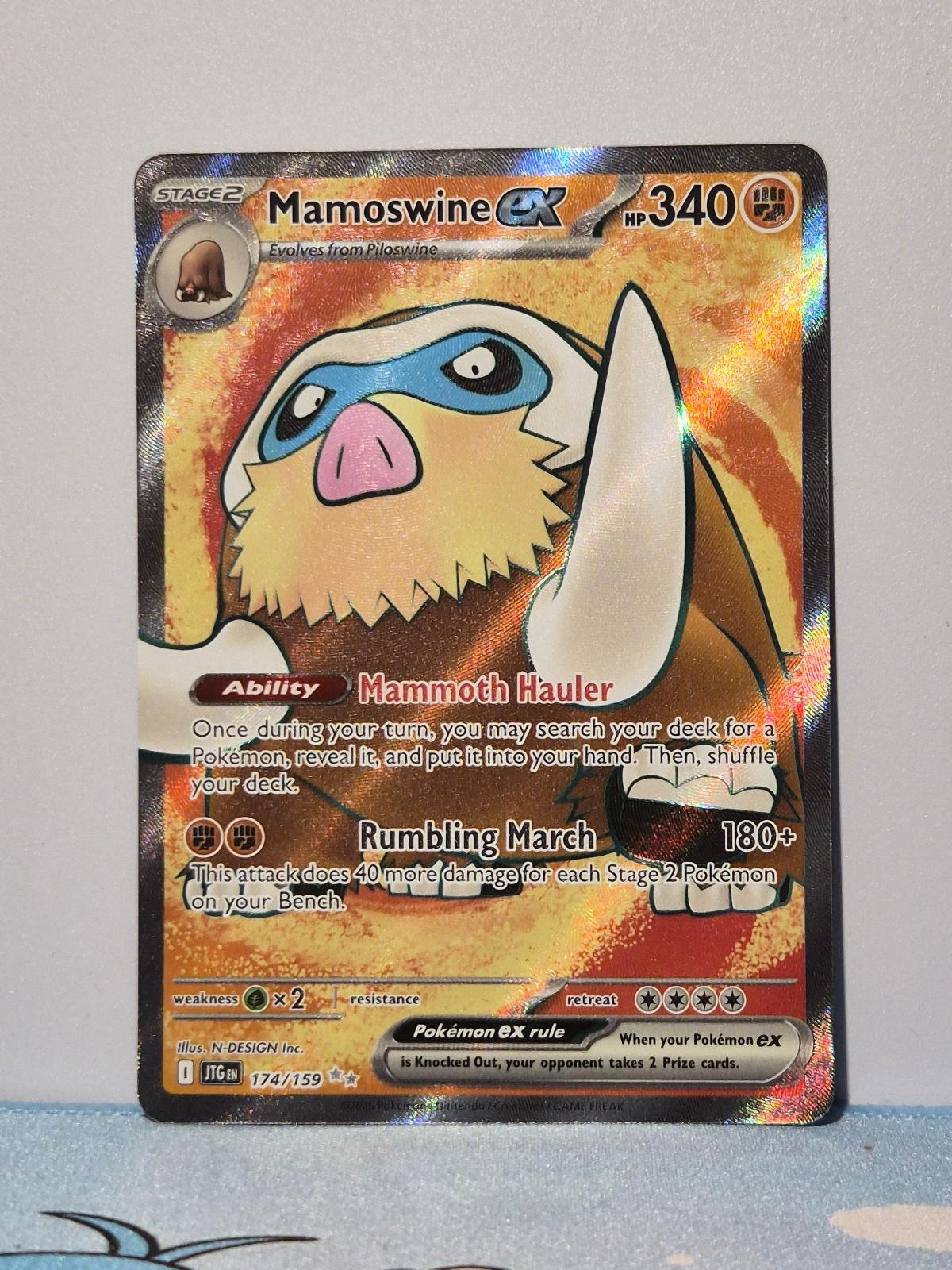 Mamoswine ex 174/159 Journey Together NM/M