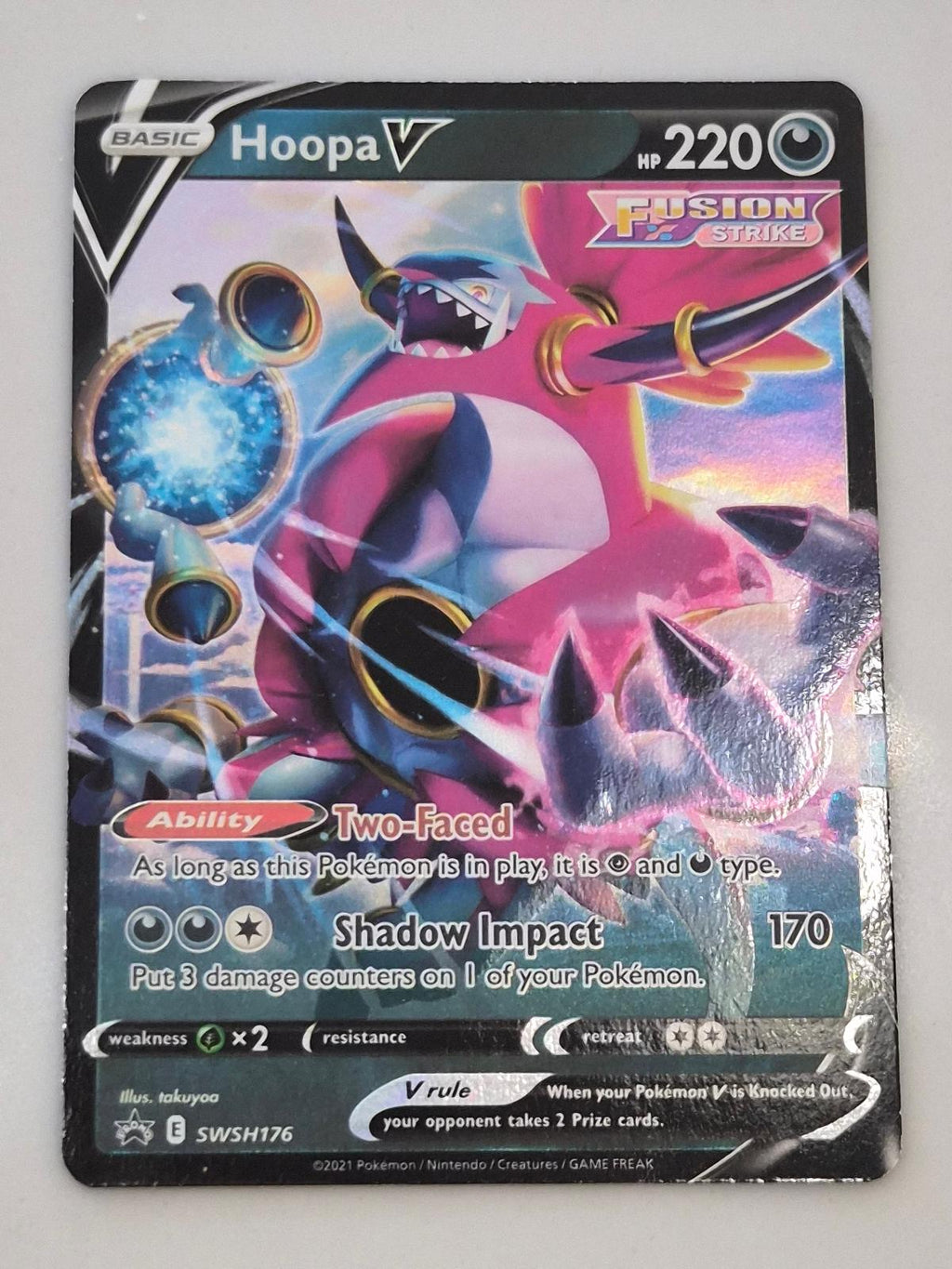 Hoopa V SWSH176 Holo Sword & Shield Promo NM/M