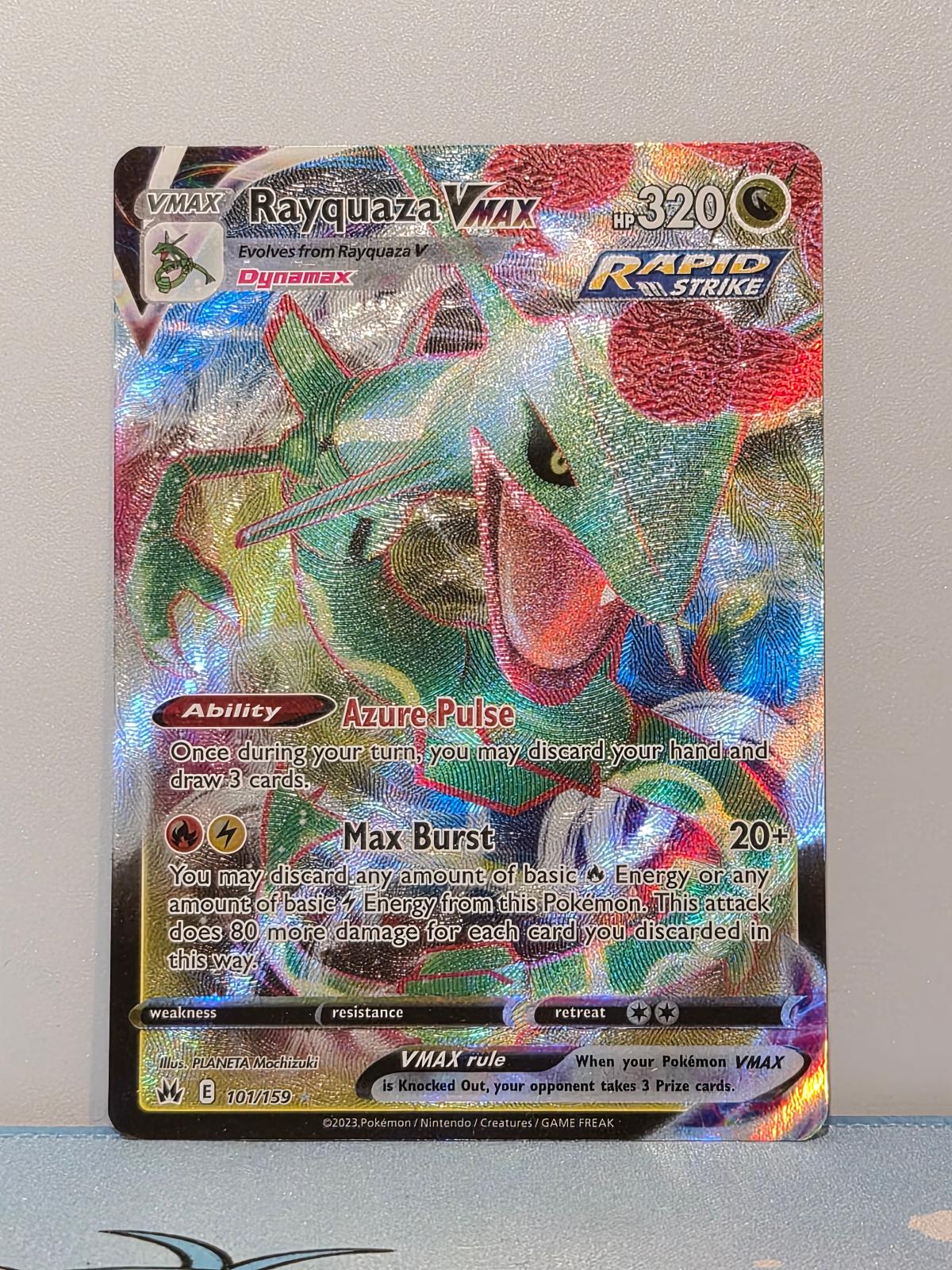 Rayquaza VMAX 101/159 Holo Crown Zenith NM/M