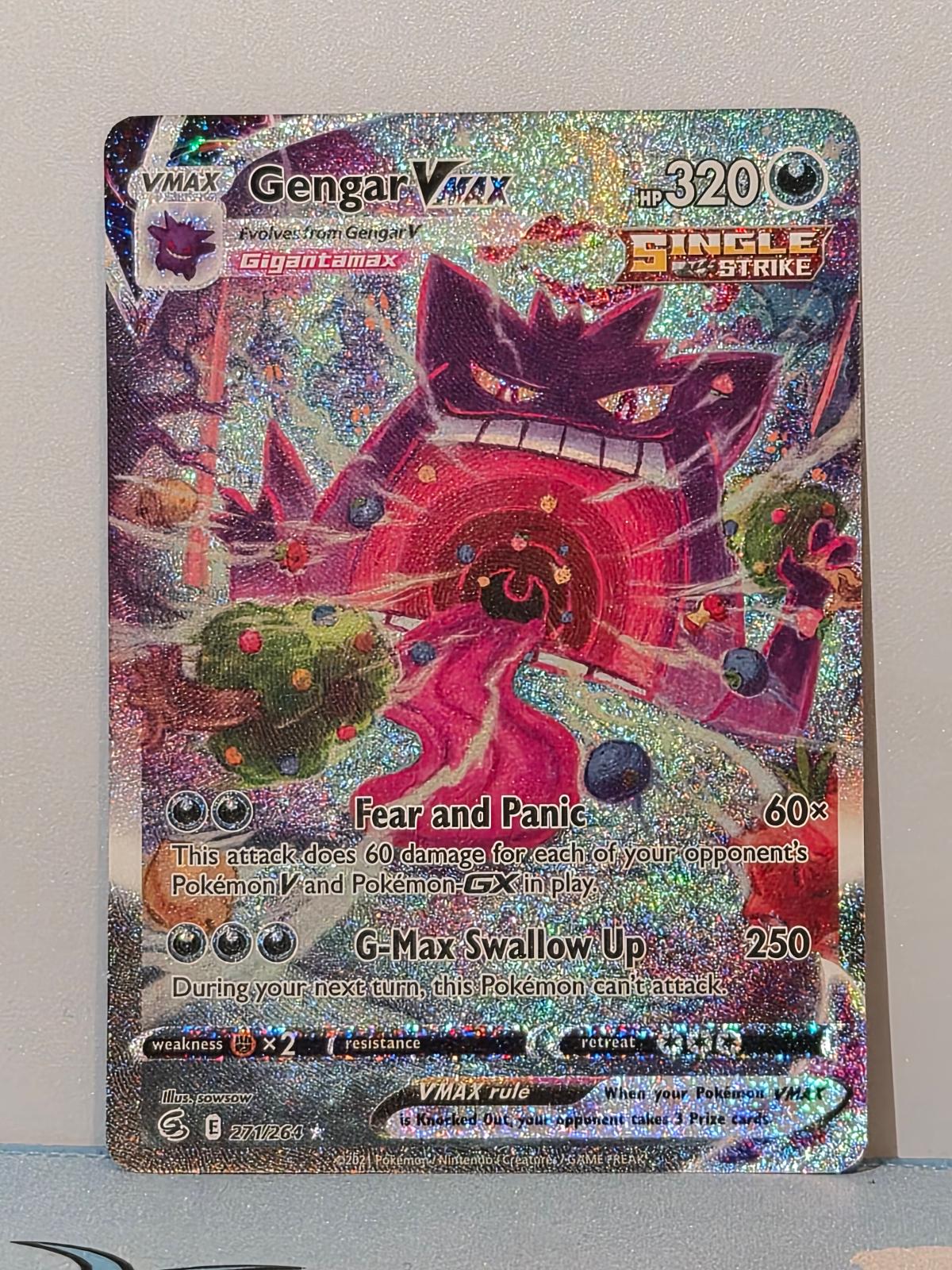 Gengar VMAX 271/264 Fusion Strike NM/M