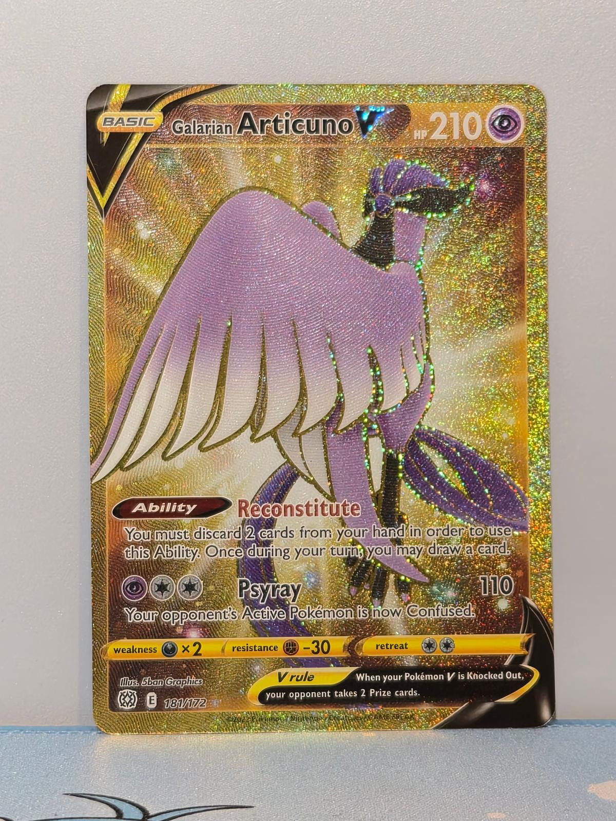 Galarian Articuno V 181/172 Brilliant Stars NM/M