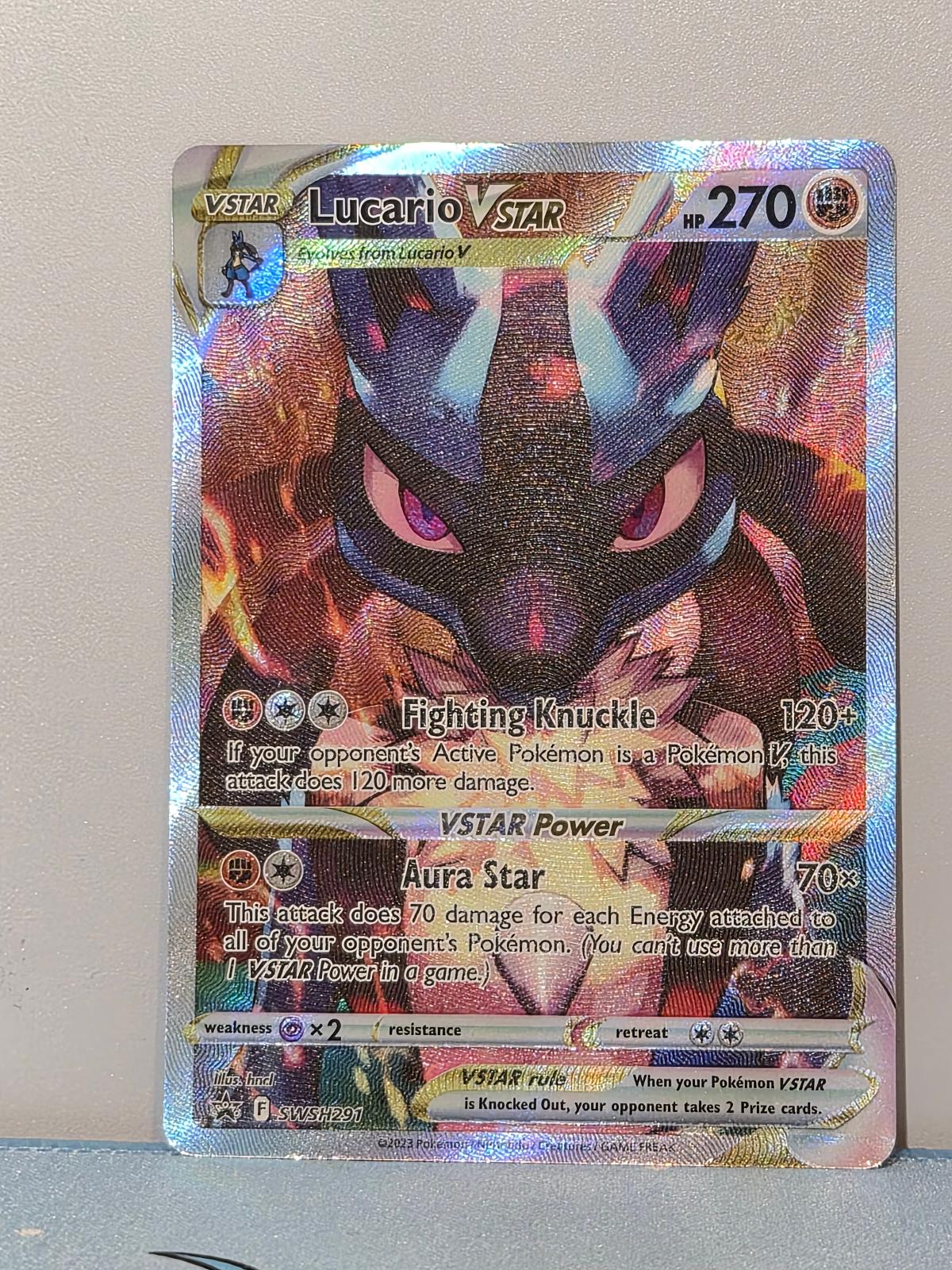 Lucario VSTAR SWSH291 Holo Sword & Shield Promo NM/M