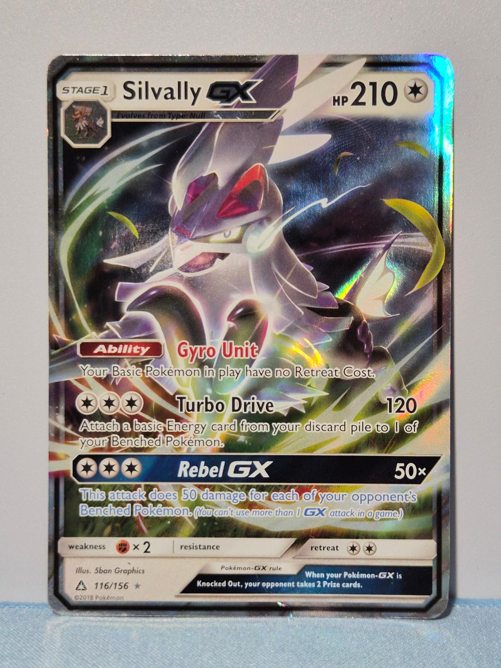 Silvally GX 116/156 Holo Ultra Prism LP