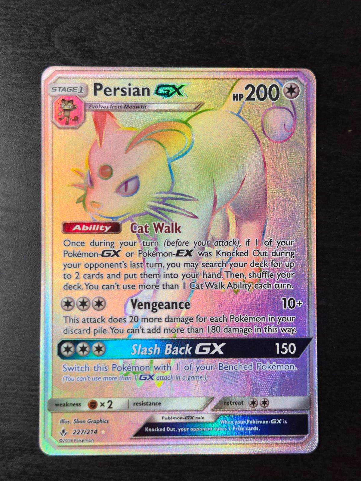 Persian GX 227/214 Unbroken Bonds NM/M