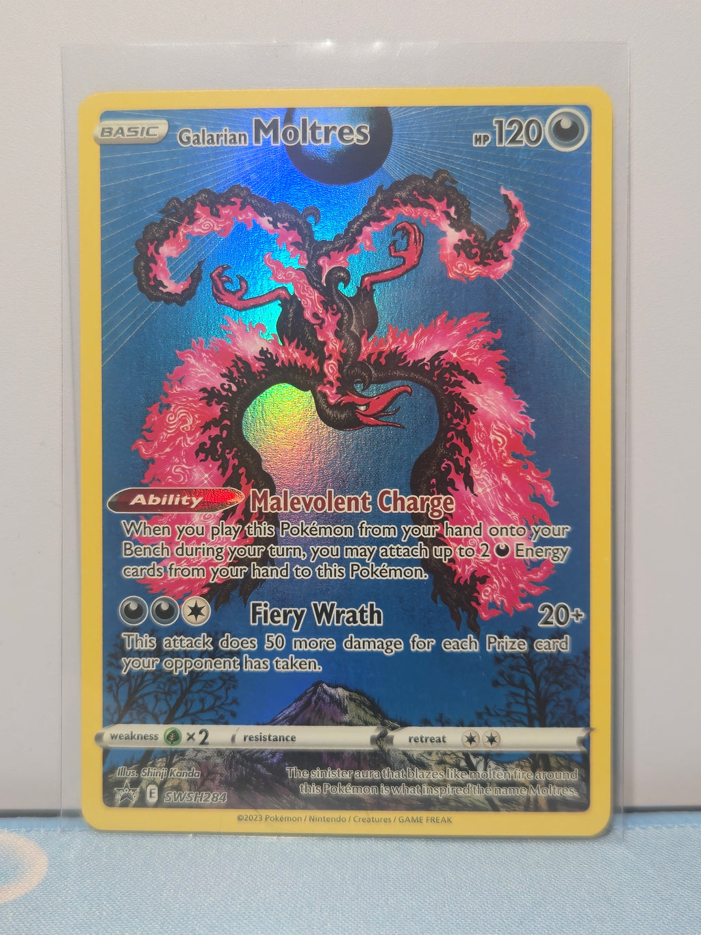 Galarian Moltres Black Star Promo 284
