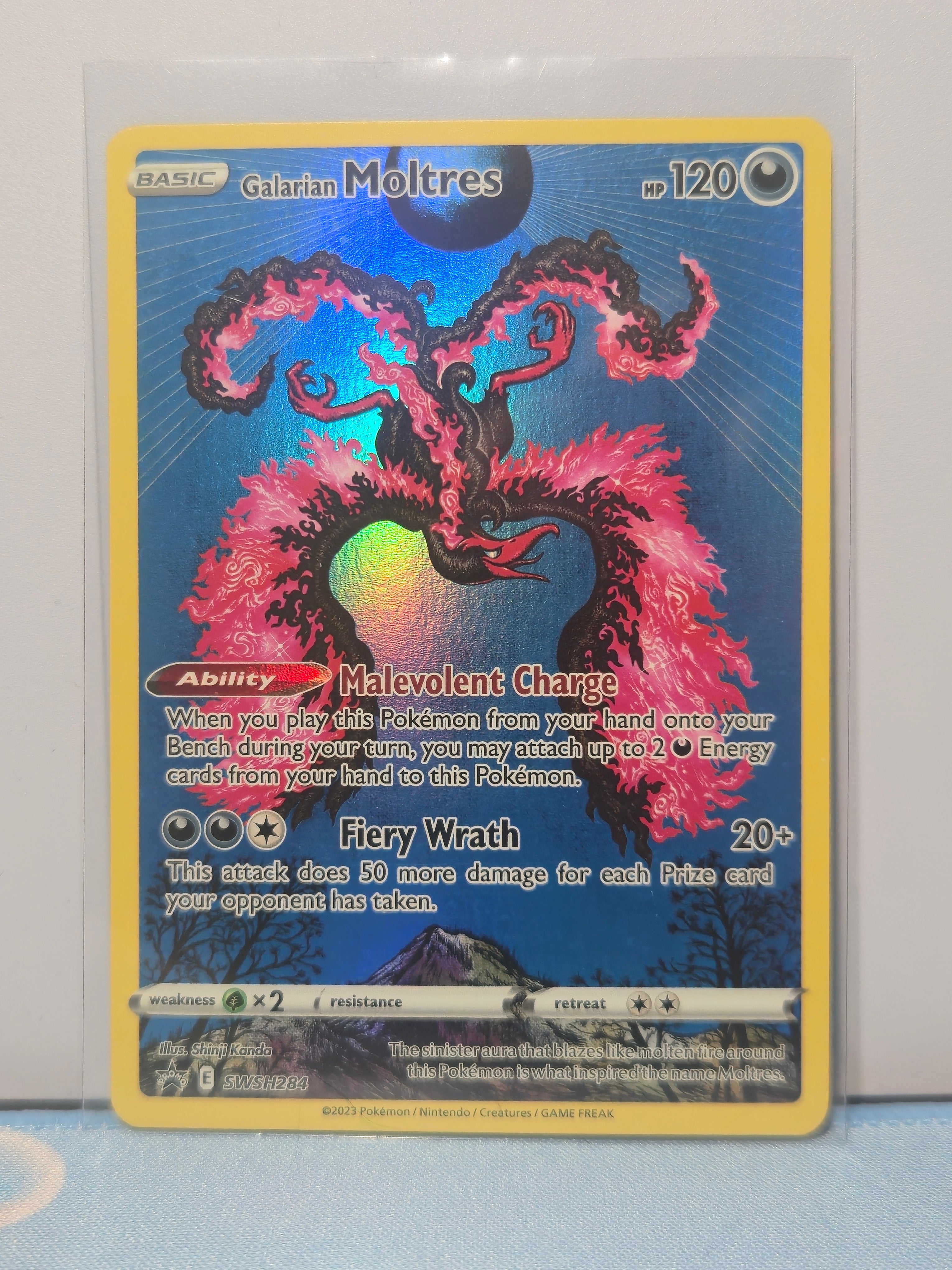 Galarian Moltres Black Star Promo 284