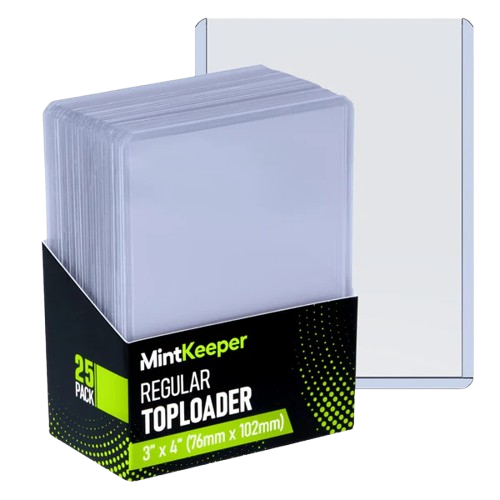 MintKeeper Top Loaders – Pack of 25 (3"x4" 35pt)