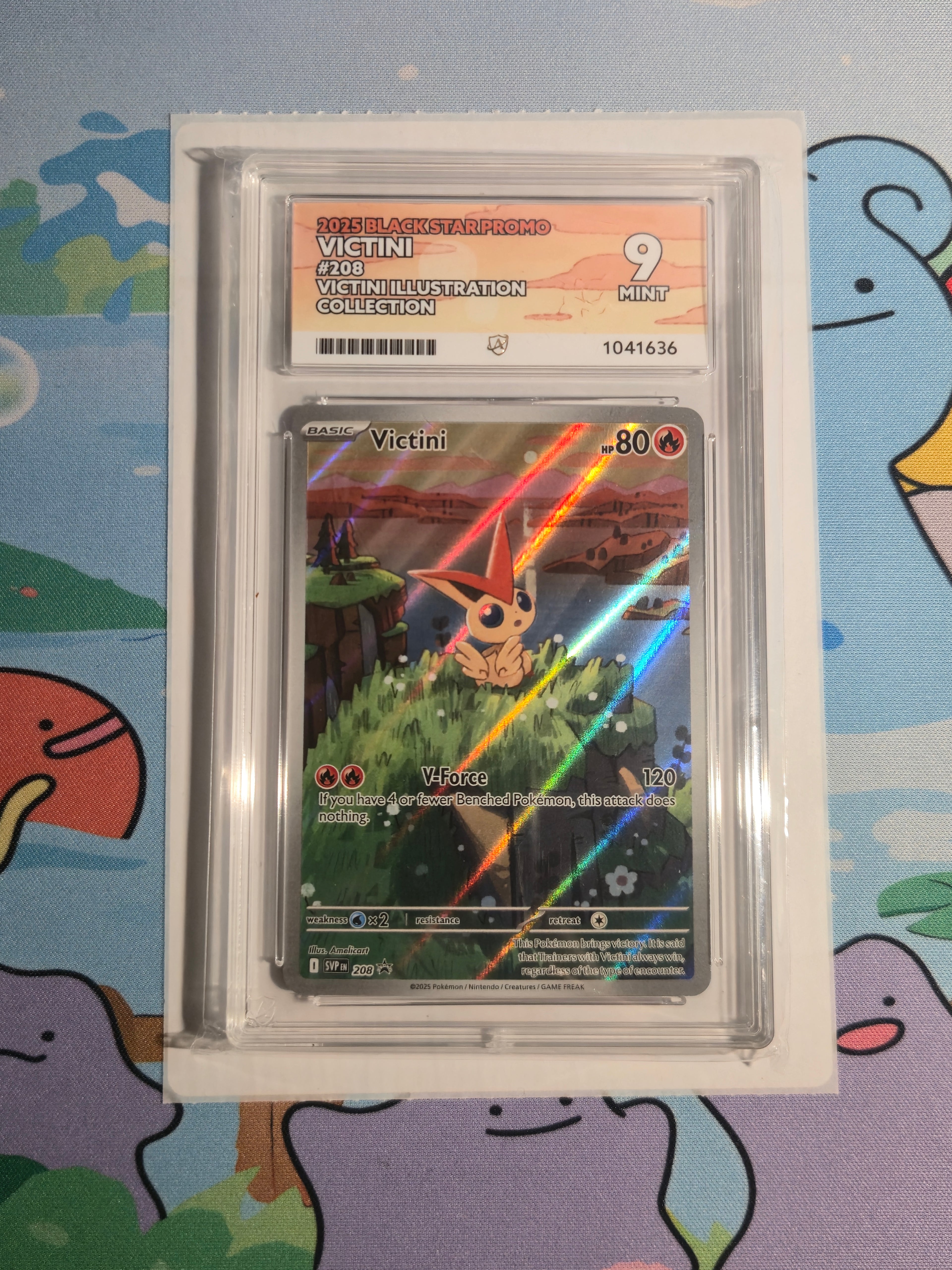 Victini - S&V Promo #208 - ACE 9 Graded