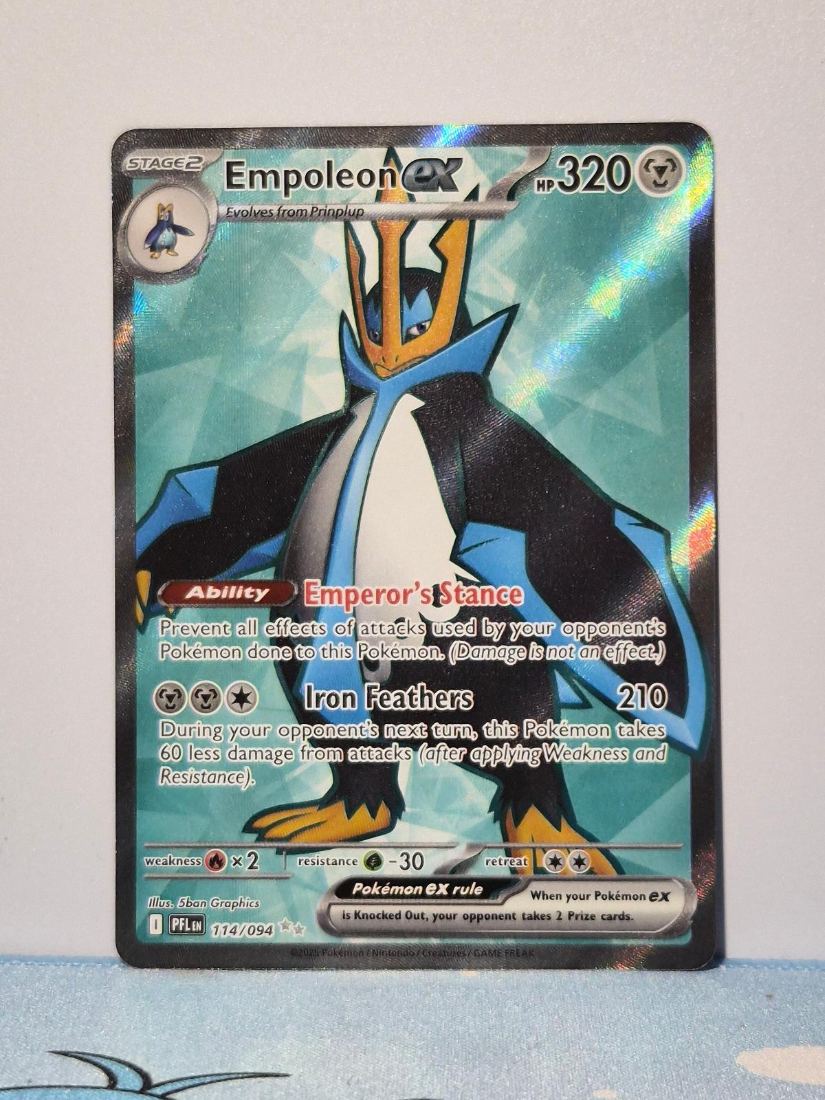 Empoleon ex 114/094 Phantasmal Flames NM/M