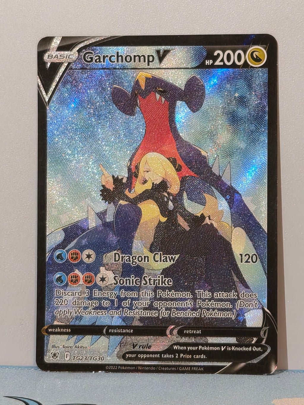 Garchomp V TG23/TG30 Holo Astral Radiance Trainer Gallery LP