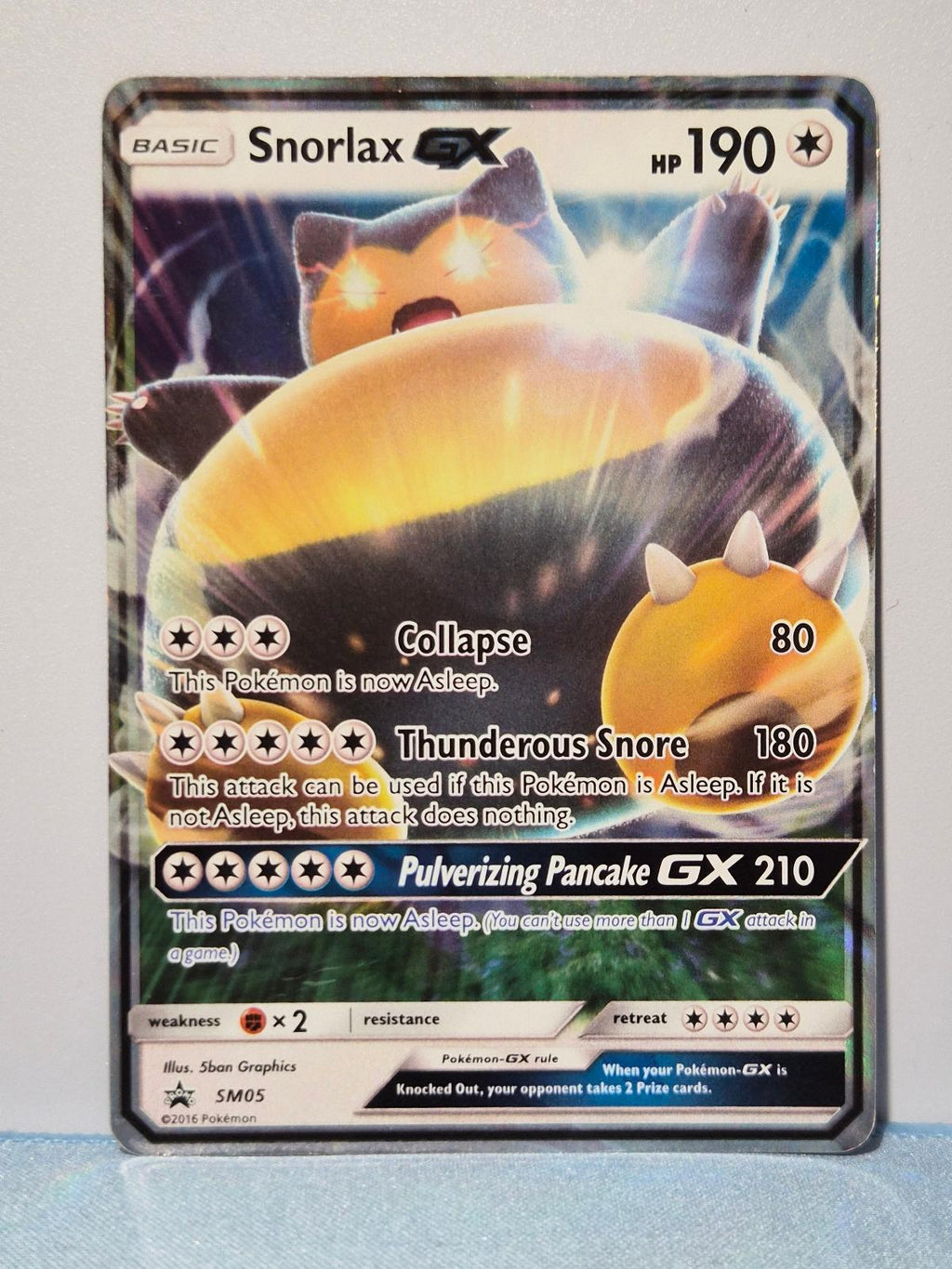 Snorlax GX - SM05 Holo Sun & Moon Promo NM/M