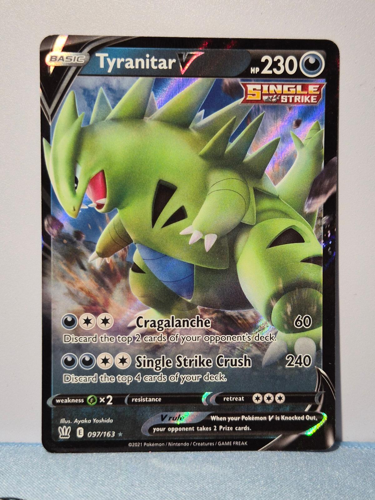 Tyranitar V 097/163 Holo Battle Styles NM/M