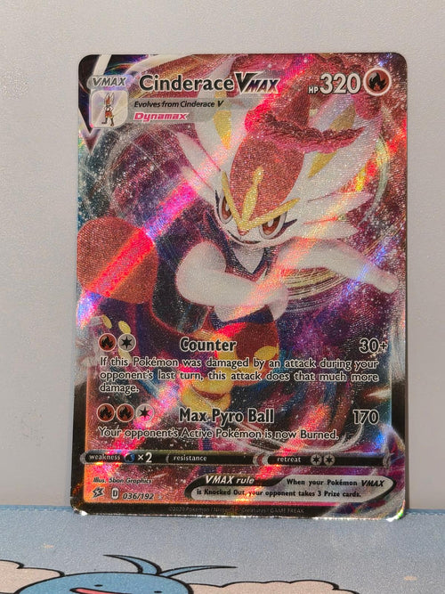 Cinderace VMAX 036/192 Holo Rebel Clash LP