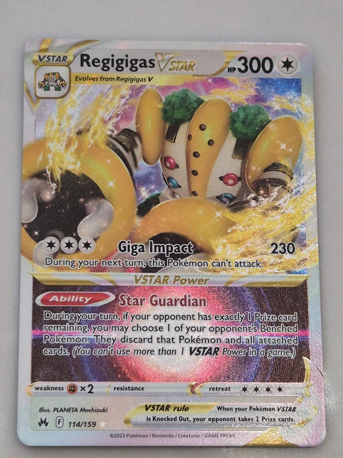 Regigigas VSTAR 114/159 Holo Crown Zenith NM/M