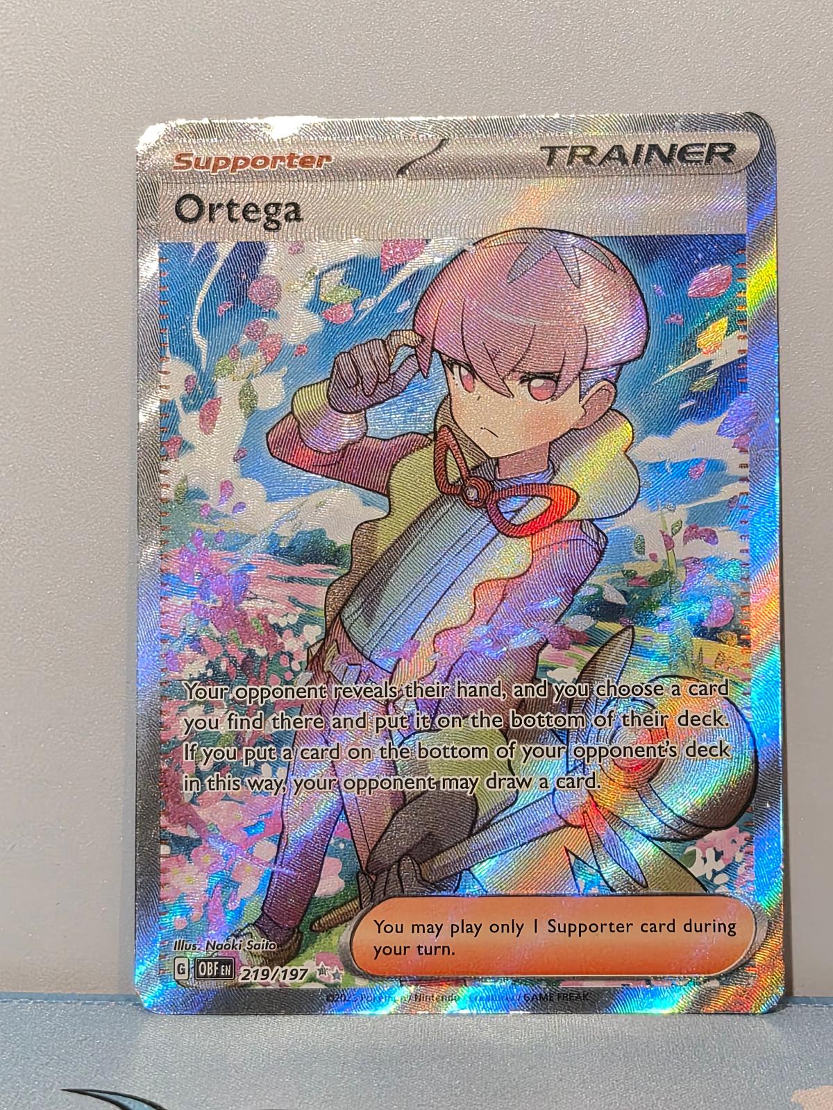 Ortega 219/197 Obsidian Flames NM/M