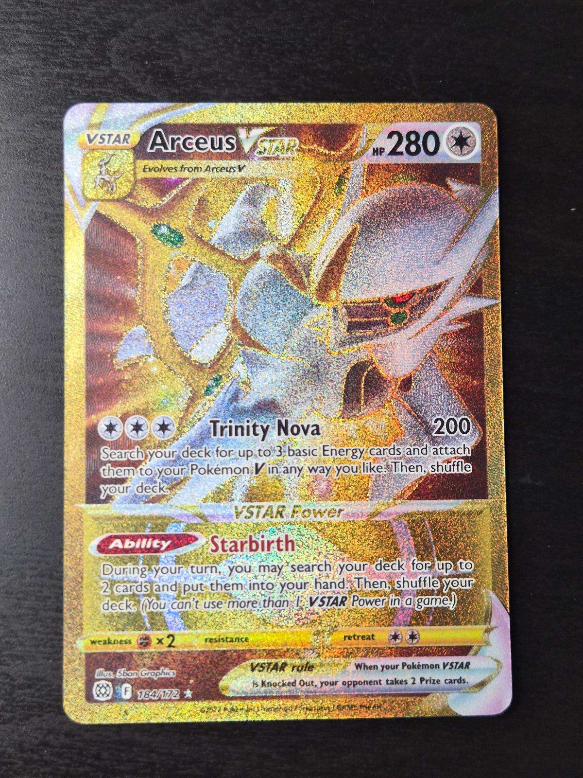 Arceus VSTAR 184/172 Brilliant Stars NM/M