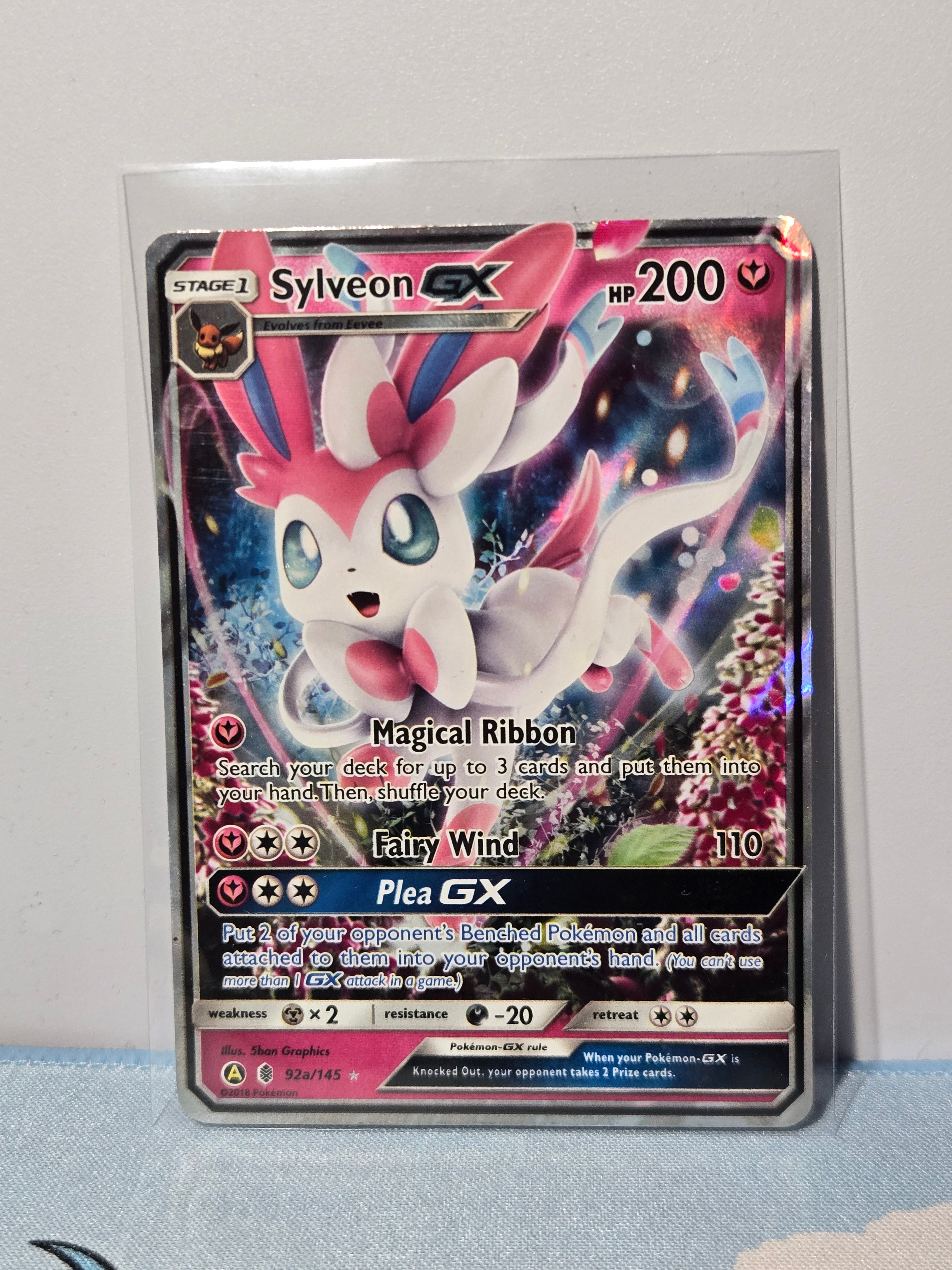 Sylveon GX 92a/145 - Alternate Art Promo - English - NM + LP