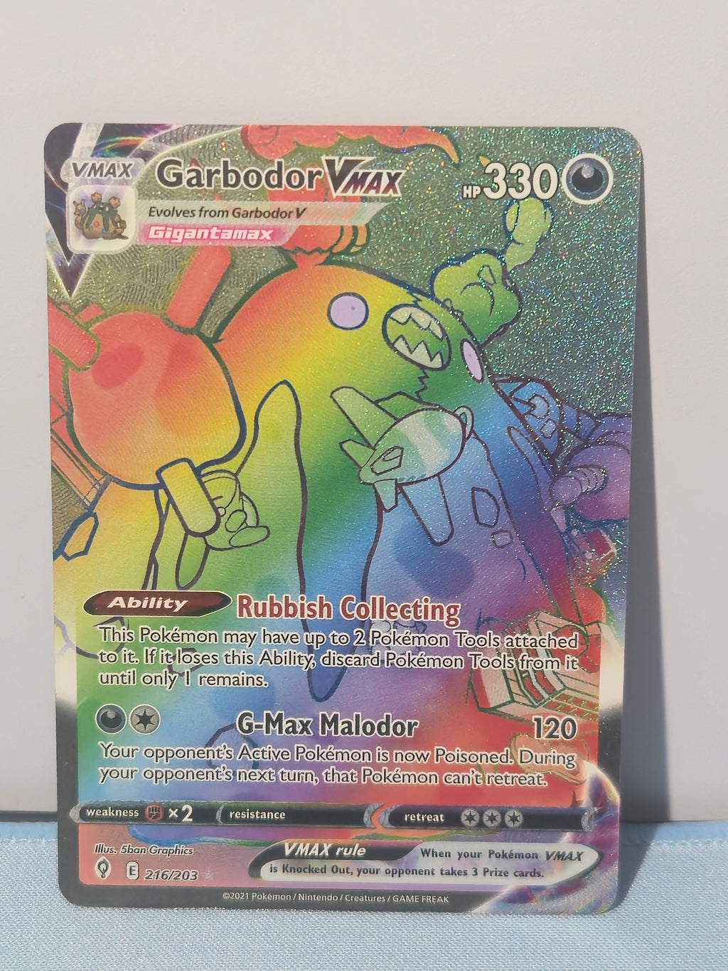Garbodor Vmax Secret Rare