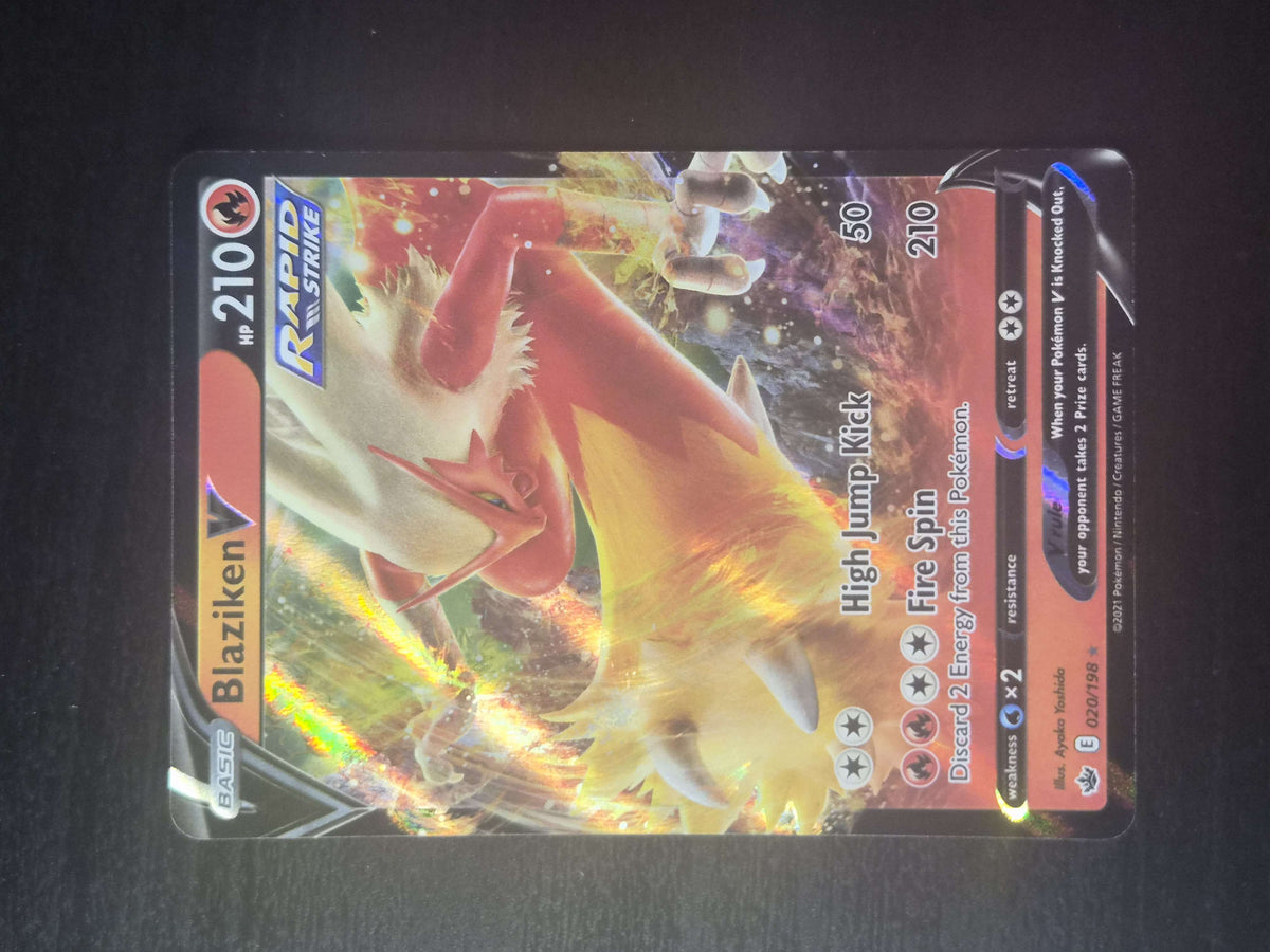 Blaziken V 020/198 Holo Chilling Reign NM/M