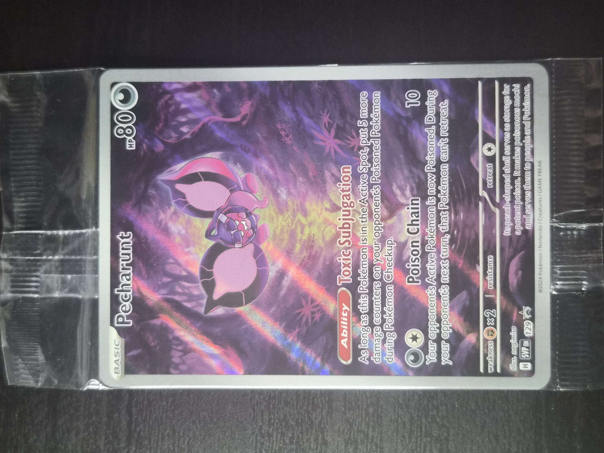 Pecharunt 129 Sealed Holo Scarlet & Violet Promo NM/M