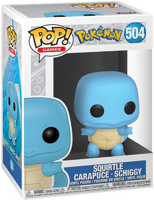 Funko Pop! Pokémon Squirtle #504 Vinyl Figure | Pop! Games