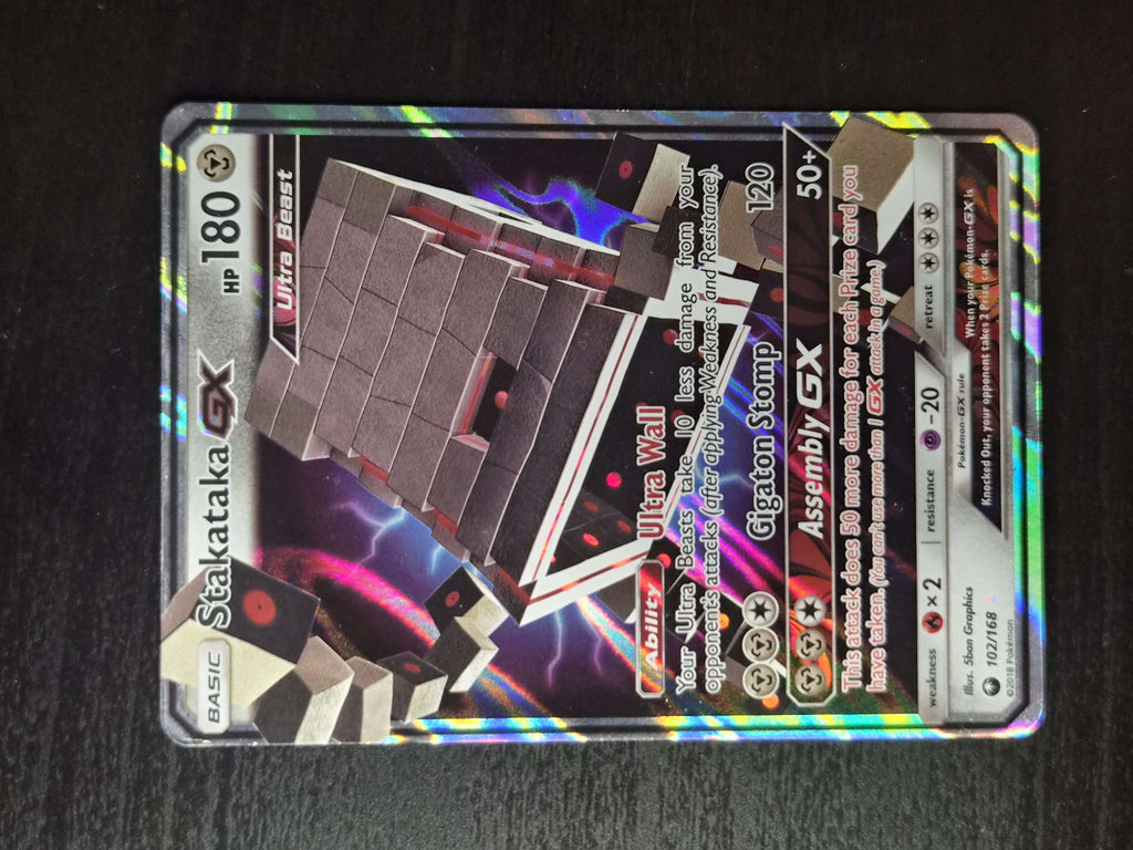 Stakataka GX 102/168 Holo Celestial Storm LP