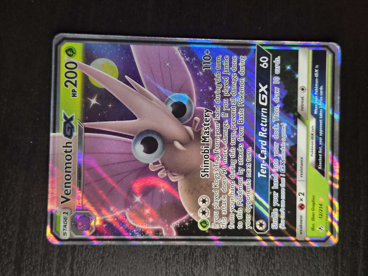 Venomoth GX 12/214 Holo Unbroken Bonds NM/M