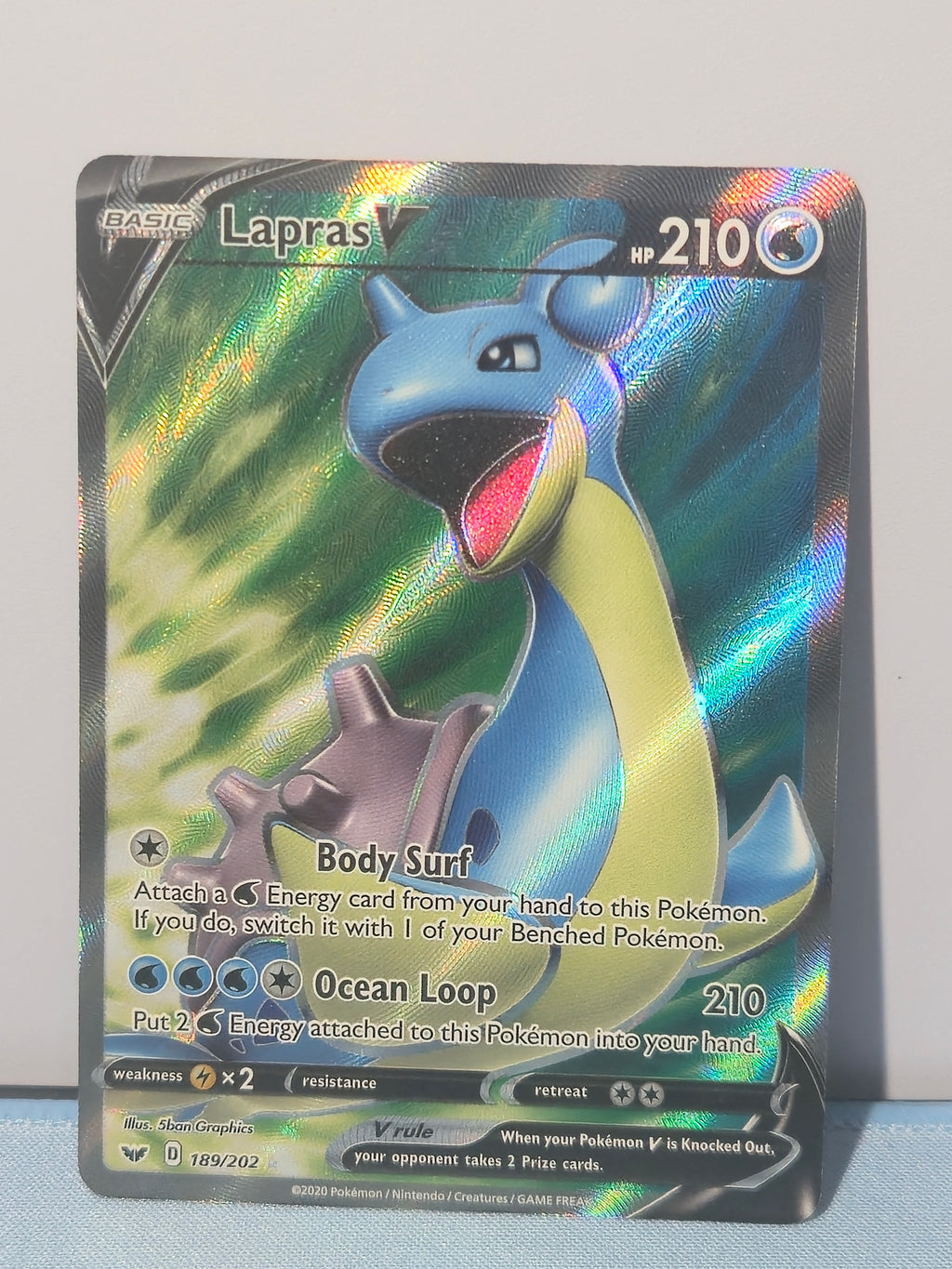 Lapras V 189/202