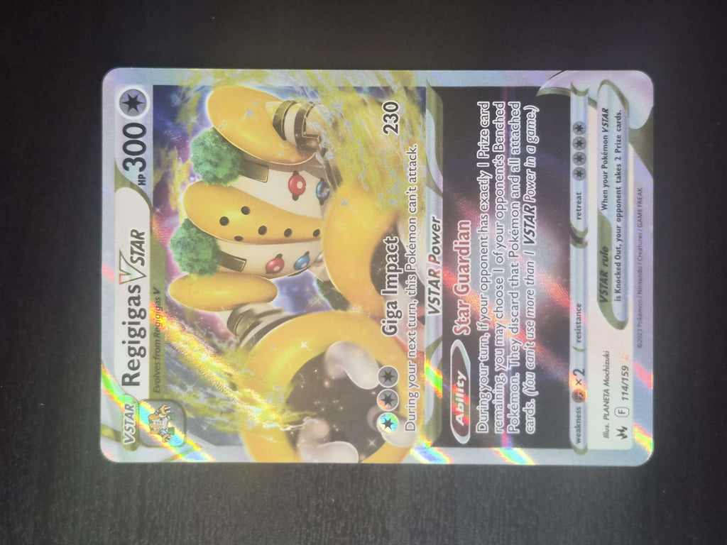 Regigigas VSTAR 114/159 Holo VSTAR Rare – Crown Zenith NM/M