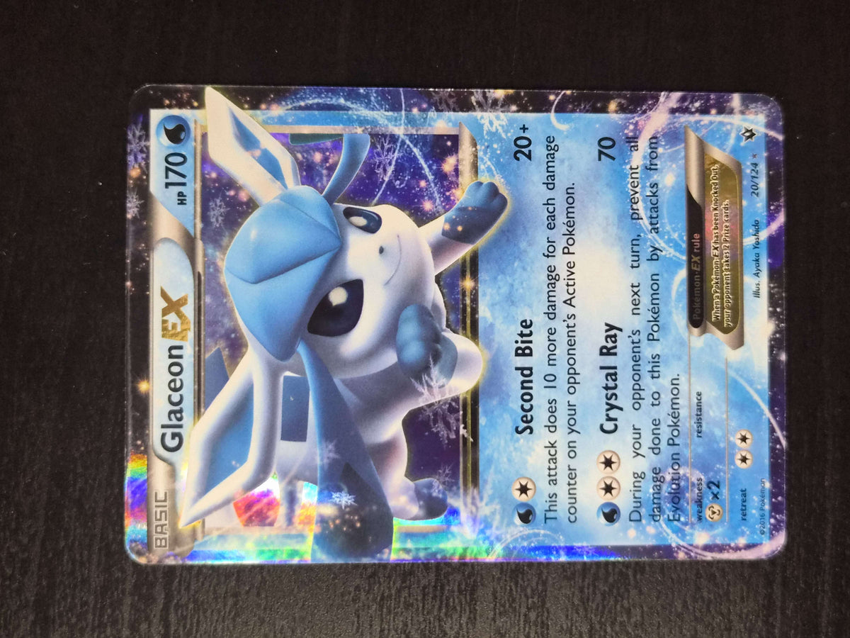 Glaceon EX 20/124 Holo Fates Collide NM/M